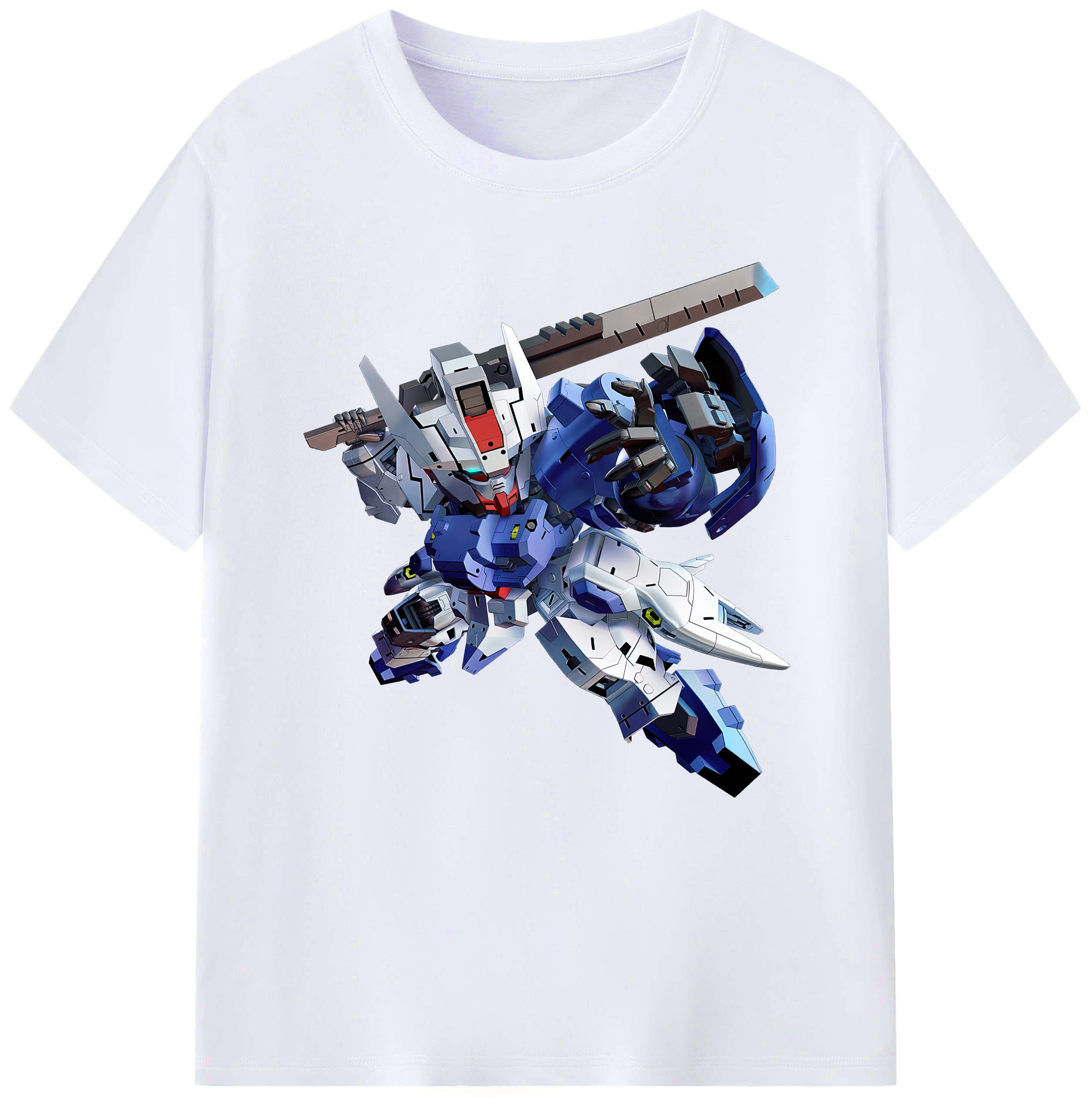 （画像用） 機動戦士ガンダム Mobile Suit Gundam レディースカジュアルプリントTシャツ（綿100％）
