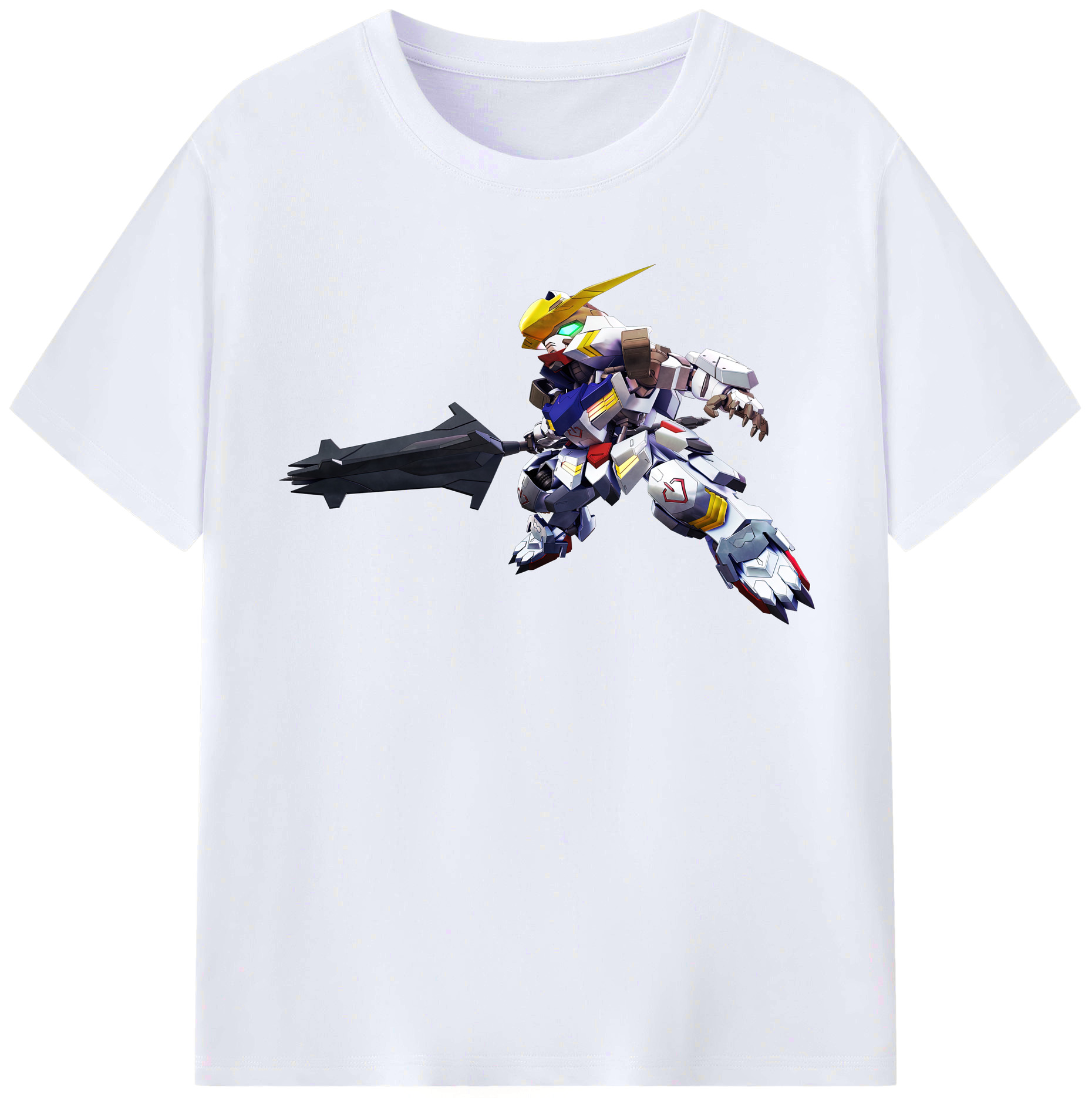 （画像用） 機動戦士ガンダム Mobile Suit Gundam レディースカジュアルプリントTシャツ（綿100％）