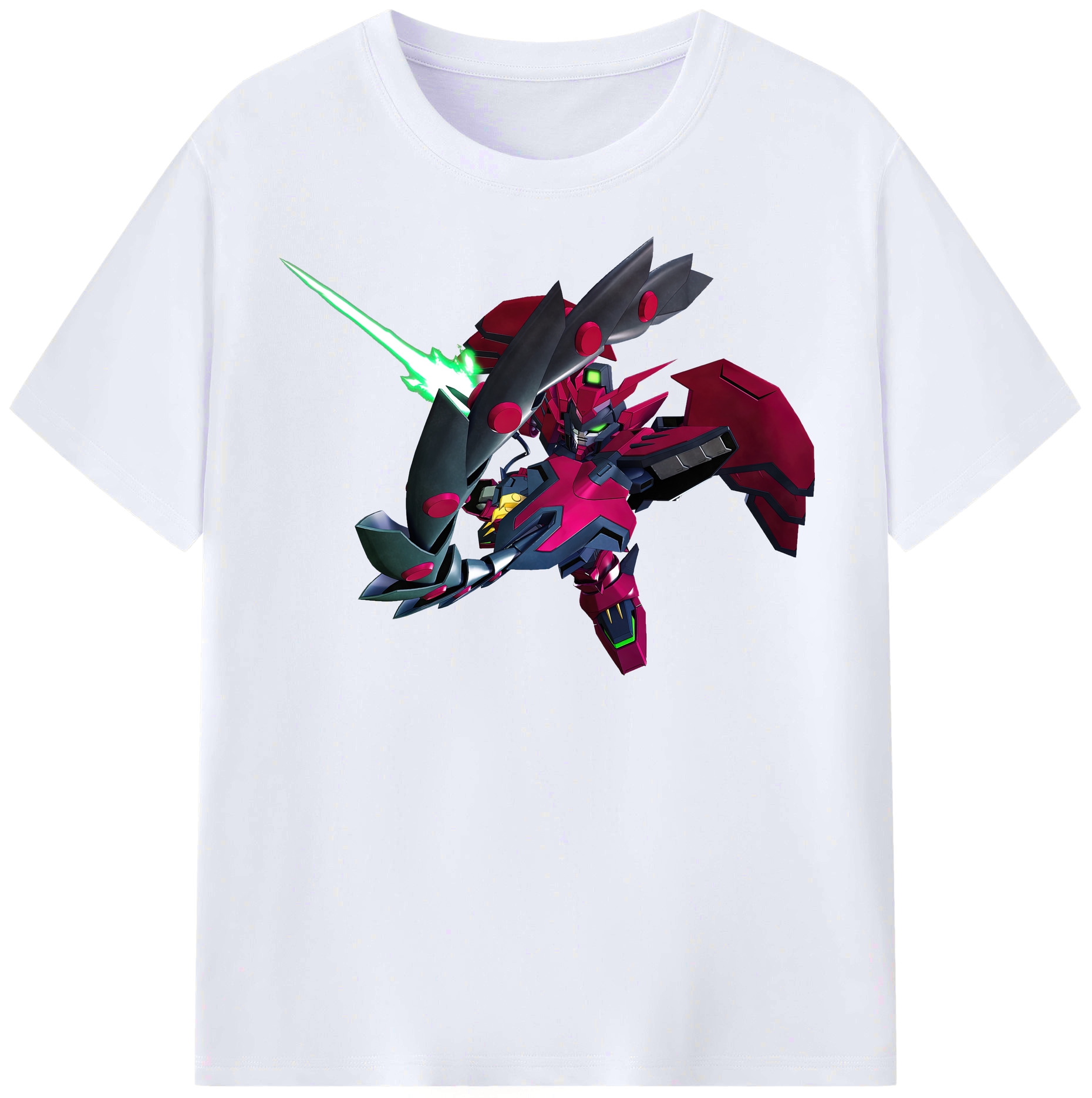 （画像用） 機動戦士ガンダム Mobile Suit Gundam レディースカジュアルプリントTシャツ（綿100％）