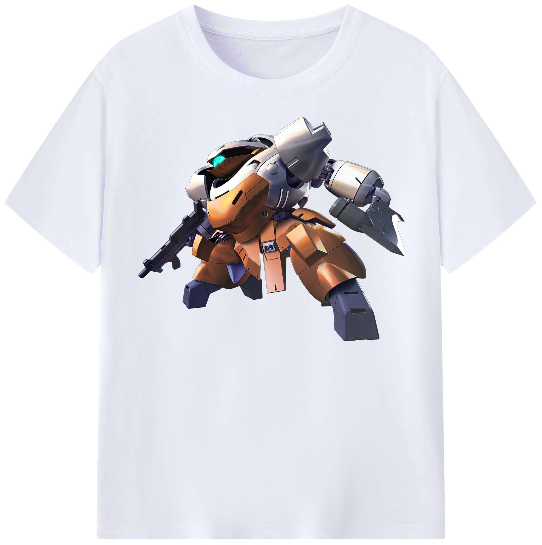 （画像用） 機動戦士ガンダム Mobile Suit Gundam レディースカジュアルプリントTシャツ（綿100％）