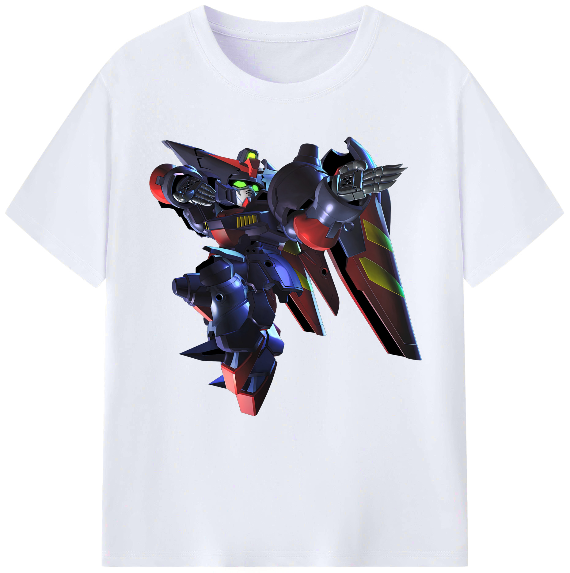（画像用） 機動戦士ガンダム Mobile Suit Gundam レディースカジュアルプリントTシャツ（綿100％）