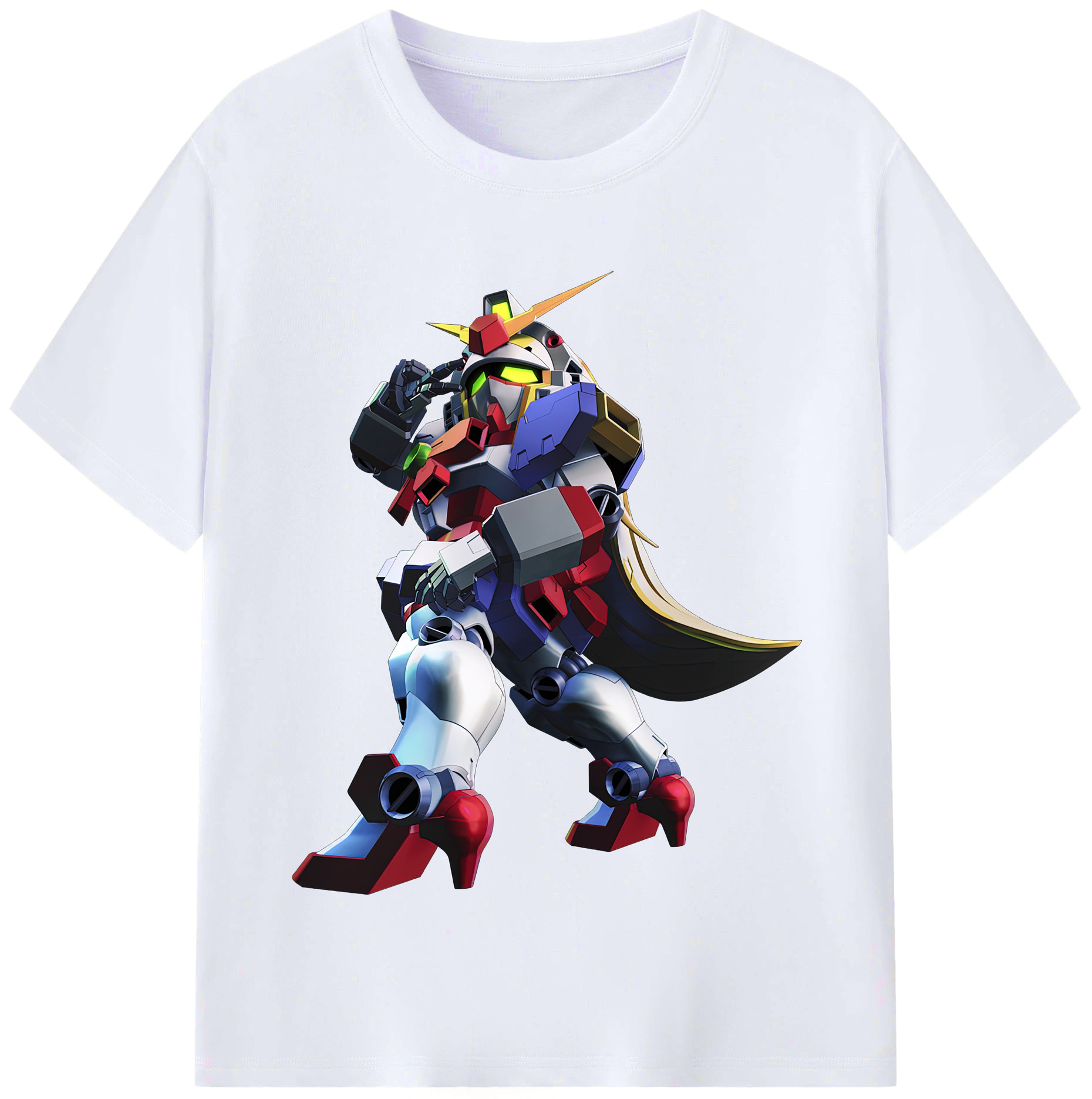 （画像用） 機動戦士ガンダム Mobile Suit Gundam レディースカジュアルプリントTシャツ（綿100％）