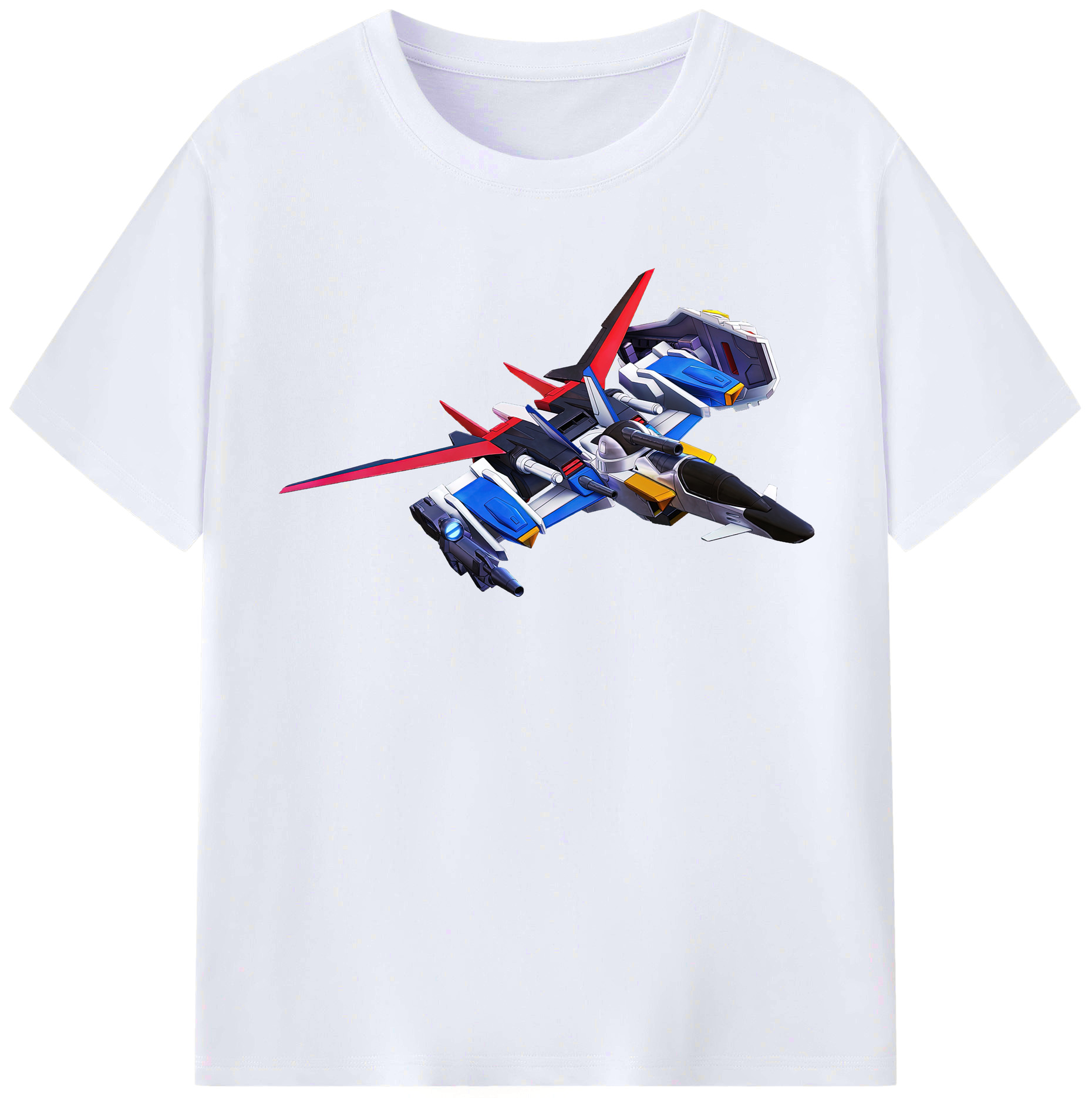 （画像用） 機動戦士ガンダム Mobile Suit Gundam レディースカジュアルプリントTシャツ（綿100％）