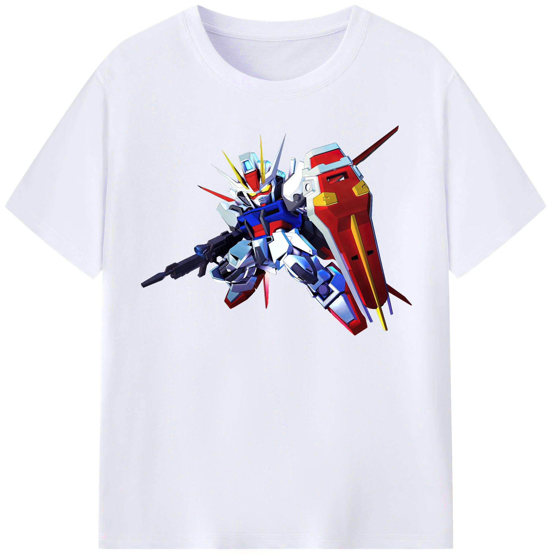 （画像用） 機動戦士ガンダム Mobile Suit Gundam レディースカジュアルプリントTシャツ（綿100％）