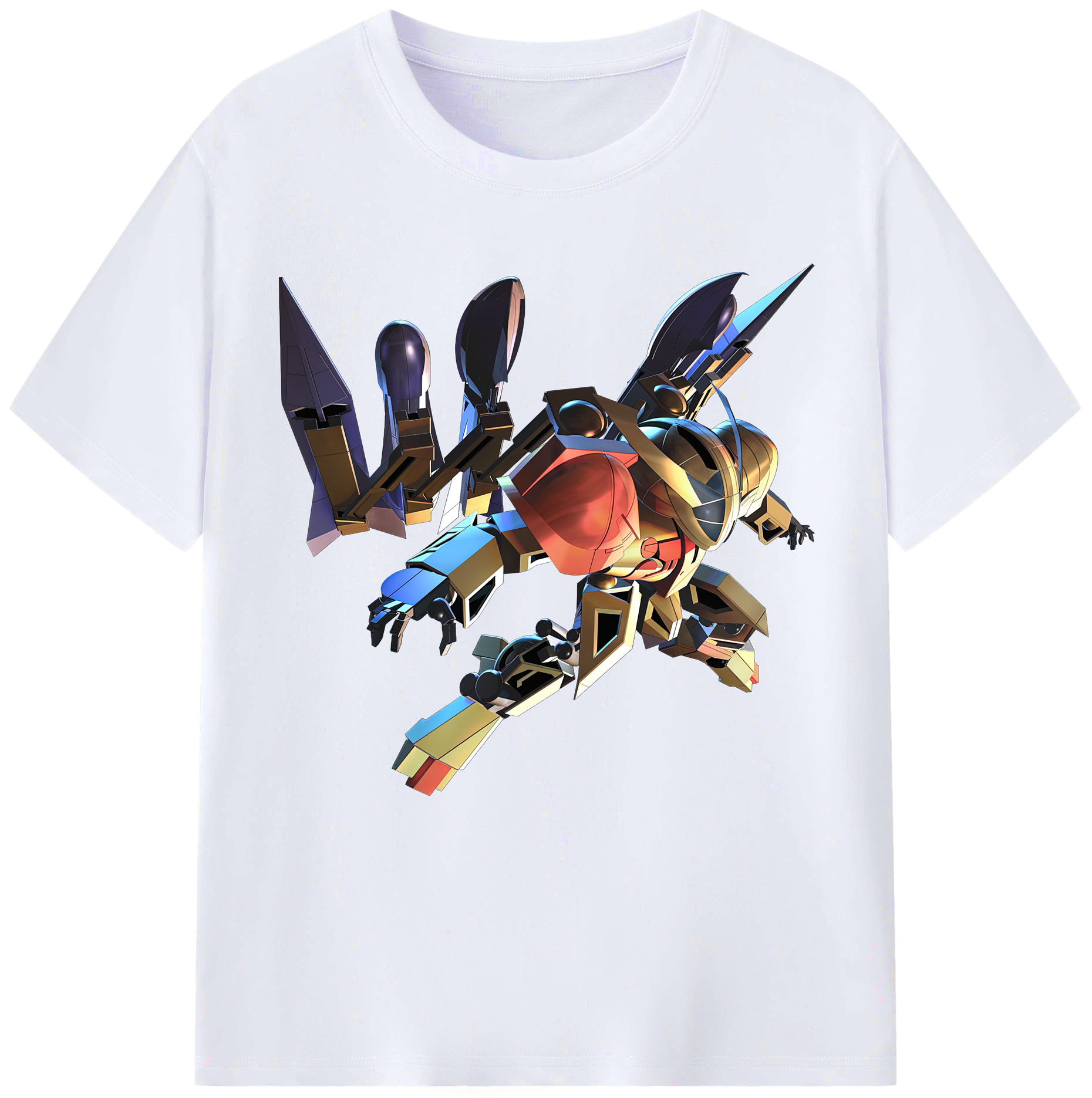 （画像用） 機動戦士ガンダム Mobile Suit Gundam レディースカジュアルプリントTシャツ（綿100％）