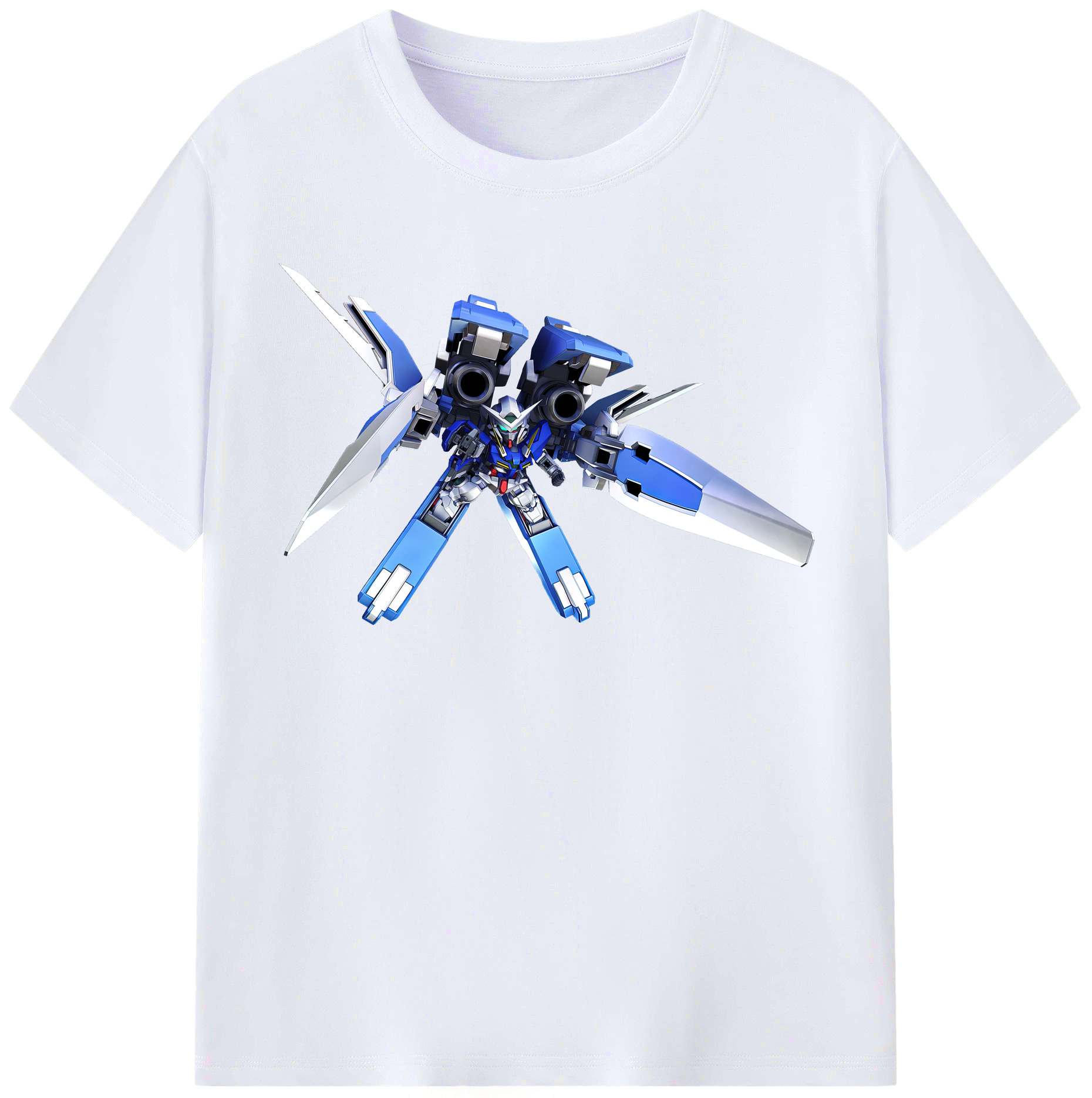 （画像用） 機動戦士ガンダム Mobile Suit Gundam レディースカジュアルプリントTシャツ（綿100％）