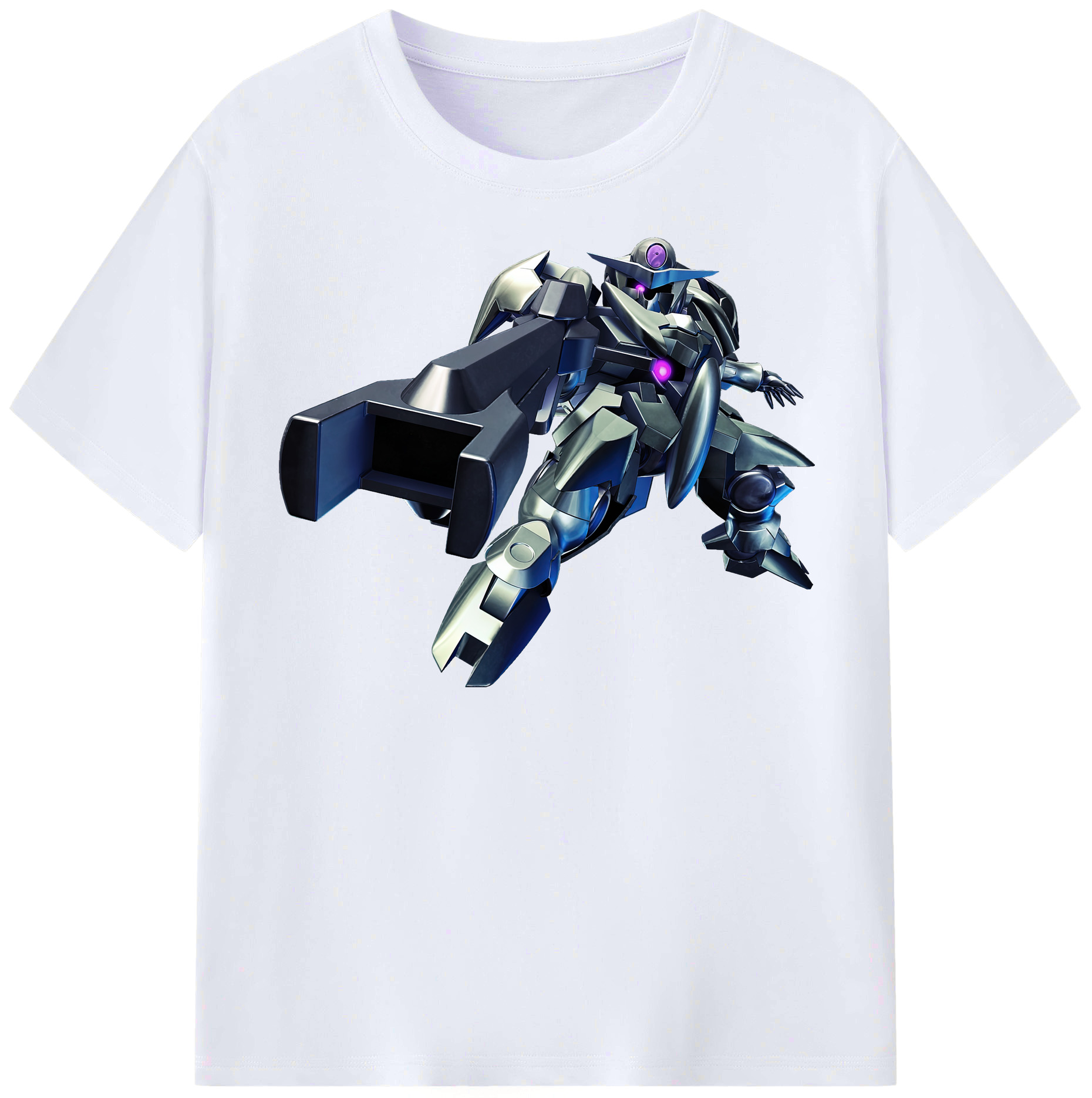 （画像用） 機動戦士ガンダム Mobile Suit Gundam レディースカジュアルプリントTシャツ（綿100％）