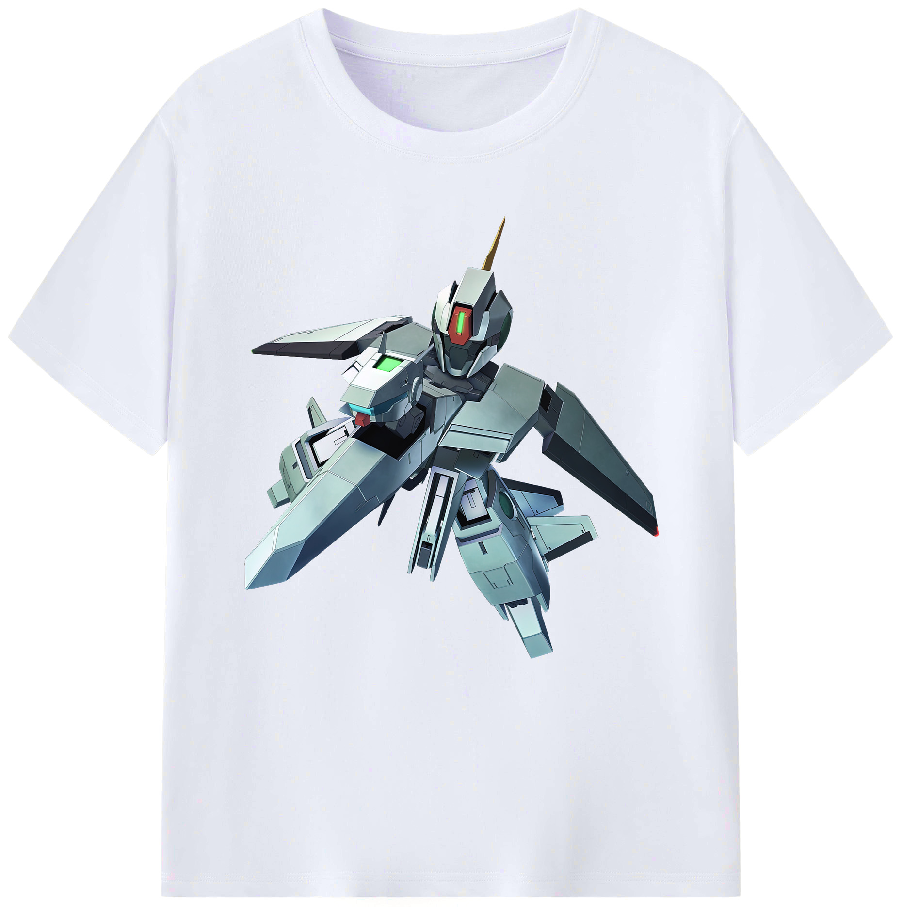 （画像用） 機動戦士ガンダム Mobile Suit Gundam レディースカジュアルプリントTシャツ（綿100％）