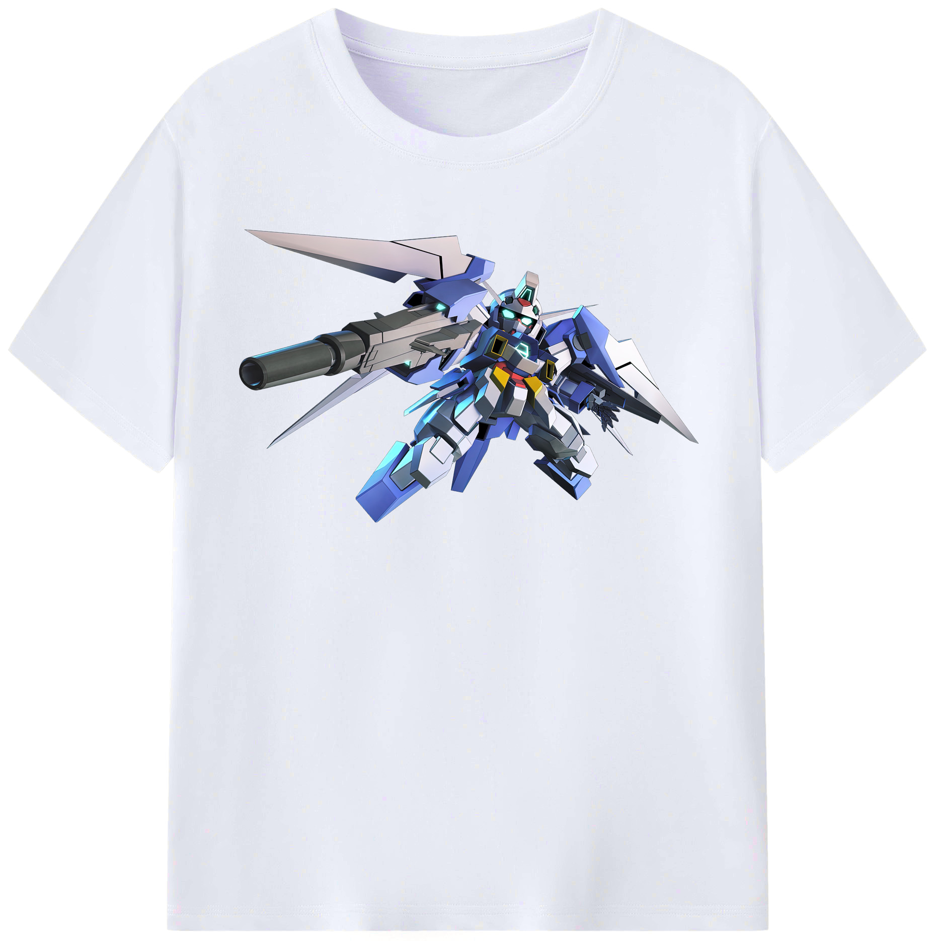 （画像用） 機動戦士ガンダム Mobile Suit Gundam レディースカジュアルプリントTシャツ（綿100％）