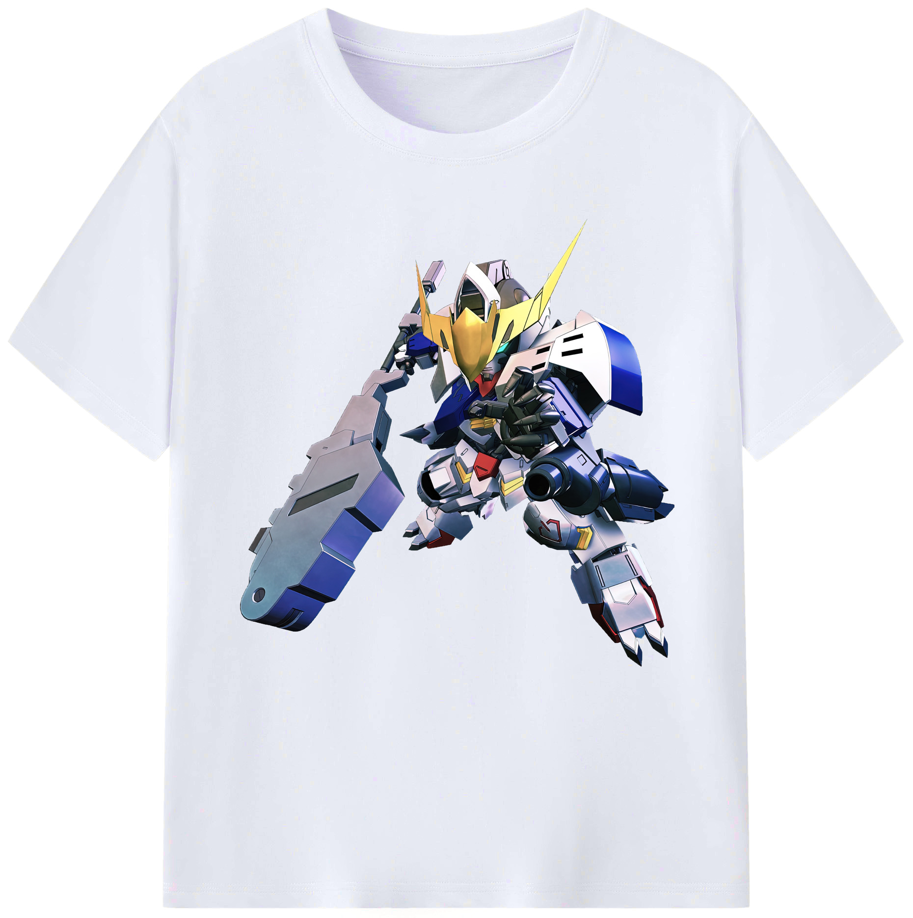（画像用） 機動戦士ガンダム Mobile Suit Gundam レディースカジュアルプリントTシャツ（綿100％）