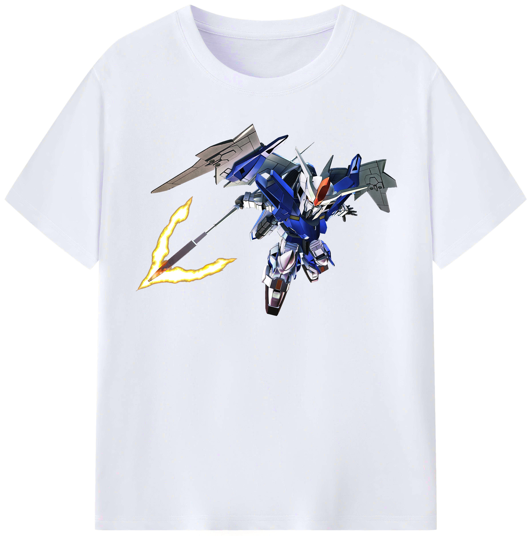 （画像用） 機動戦士ガンダム Mobile Suit Gundam レディースカジュアルプリントTシャツ（綿100％）