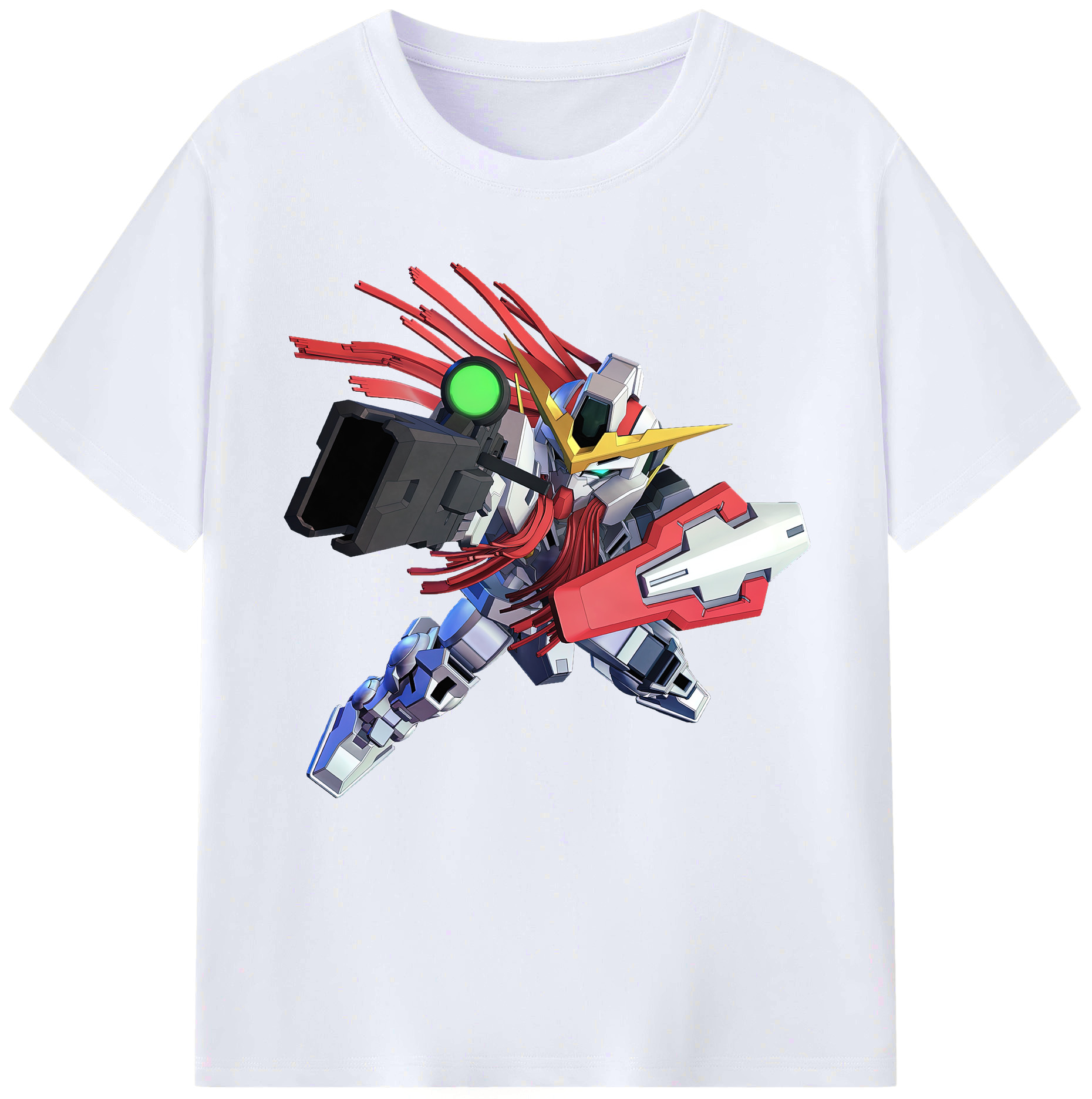 （画像用） 機動戦士ガンダム Mobile Suit Gundam レディースカジュアルプリントTシャツ（綿100％）
