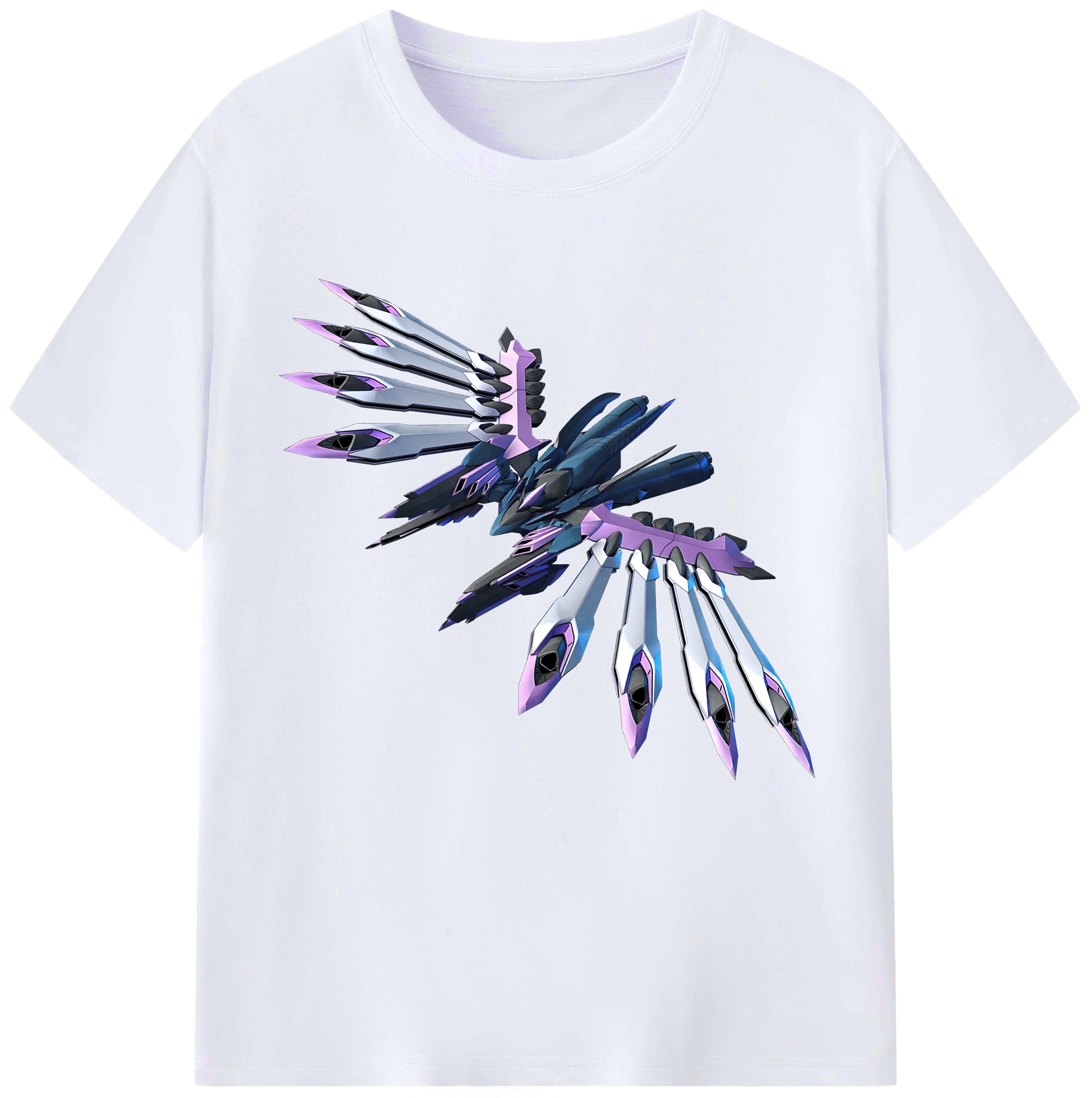 （画像用） 機動戦士ガンダム Mobile Suit Gundam レディースカジュアルプリントTシャツ（綿100％）