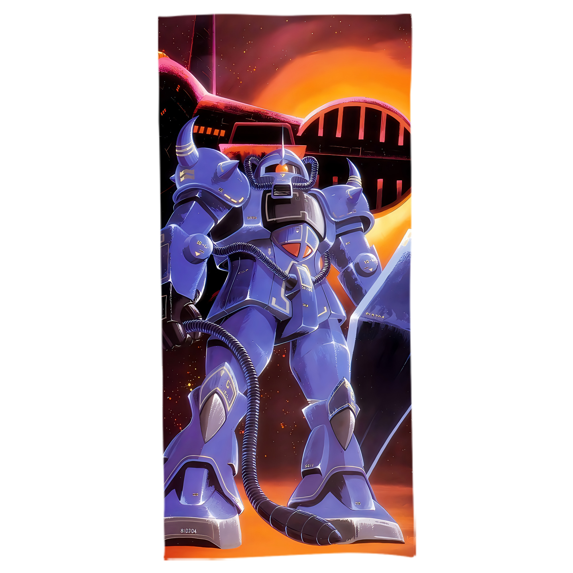 （画像用） 機動戦士ガンダム Mobile Suit Gundam 大判バスタオル 70×140cm 吸水速乾 柔らかい肌触り