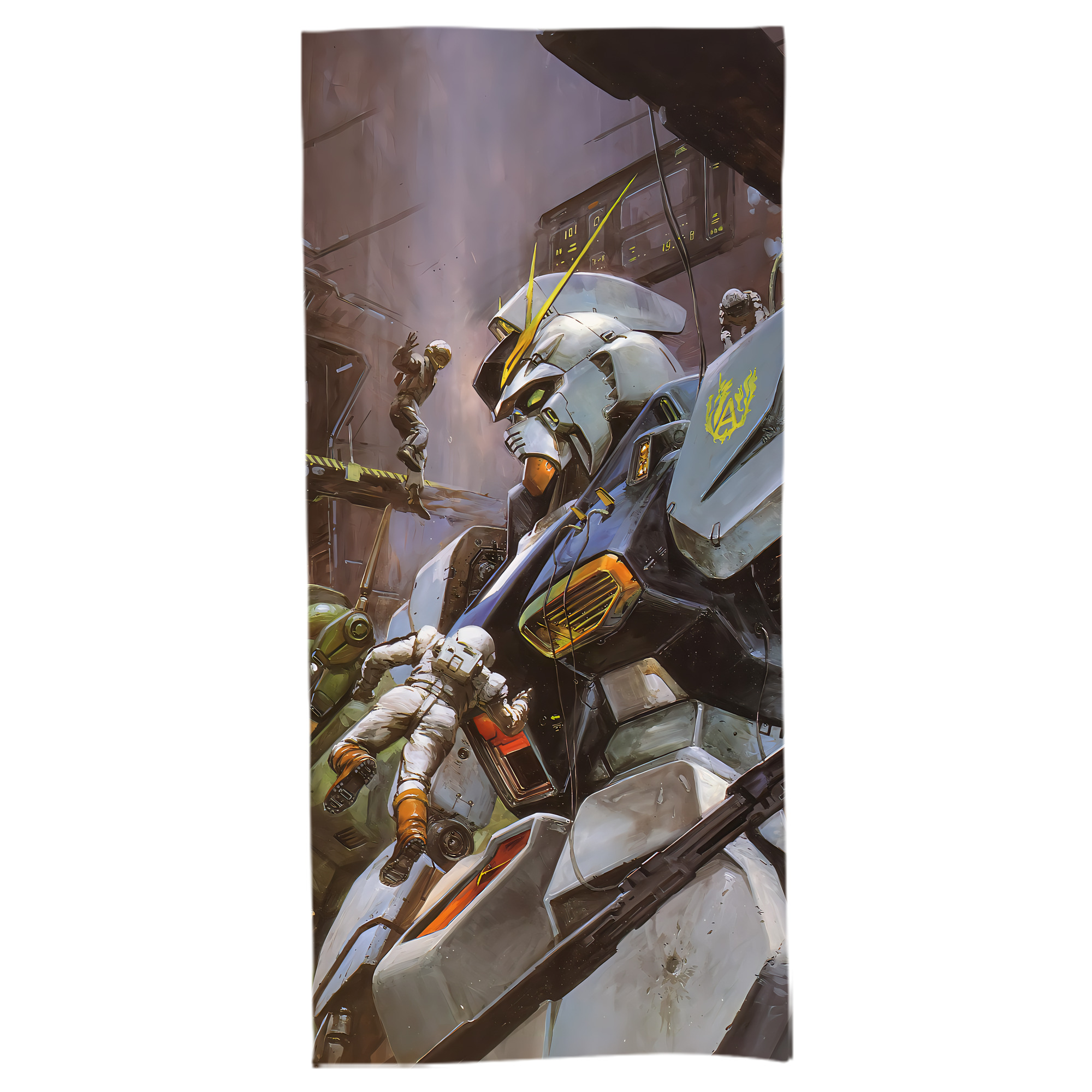 （画像用） 機動戦士ガンダム Mobile Suit Gundam 大判バスタオル 70×140cm 吸水速乾 柔らかい肌触り