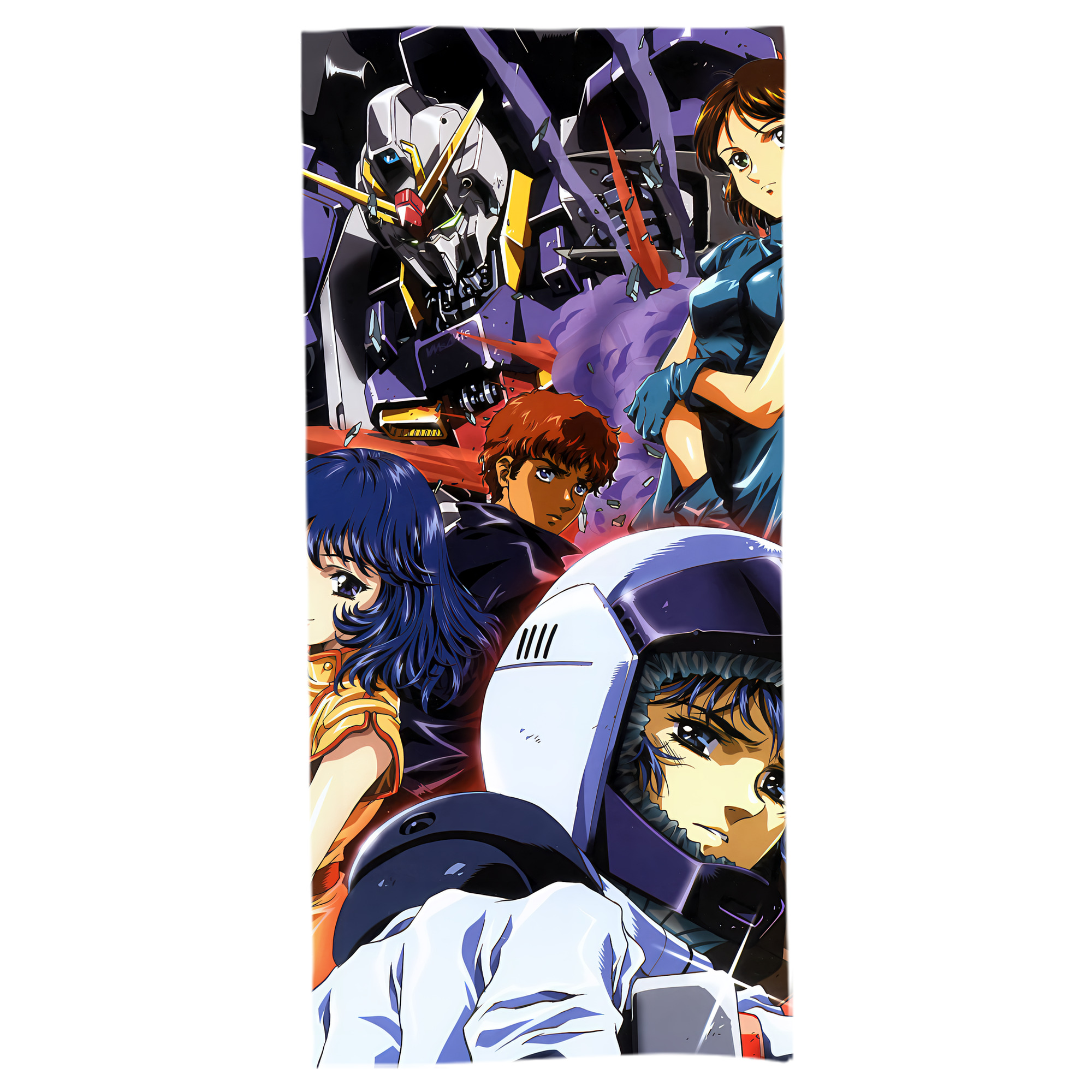 （画像用） 機動戦士ガンダム Mobile Suit Gundam 大判バスタオル 70×140cm 吸水速乾 柔らかい肌触り