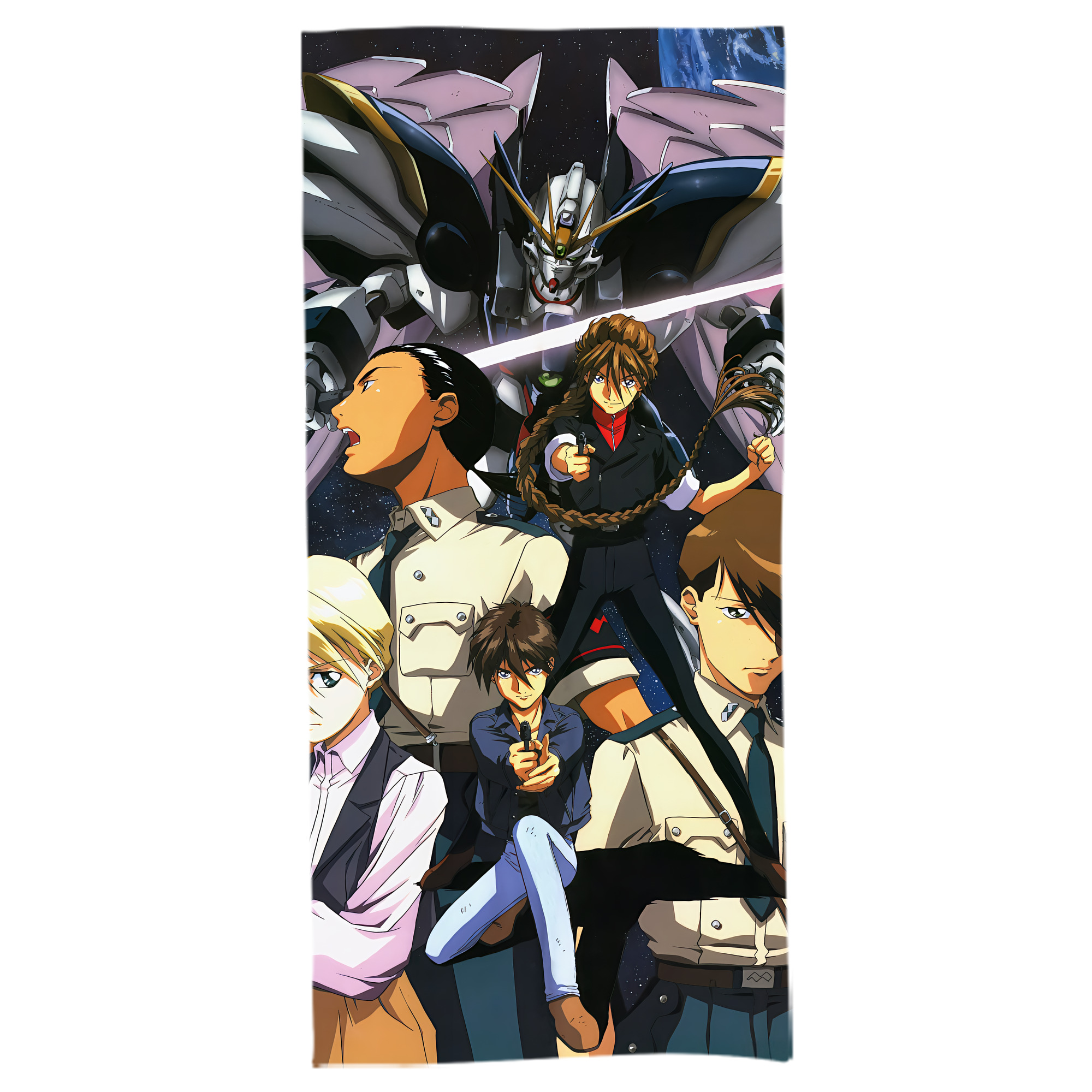（画像用） 機動戦士ガンダム Mobile Suit Gundam 大判バスタオル 70×140cm 吸水速乾 柔らかい肌触り