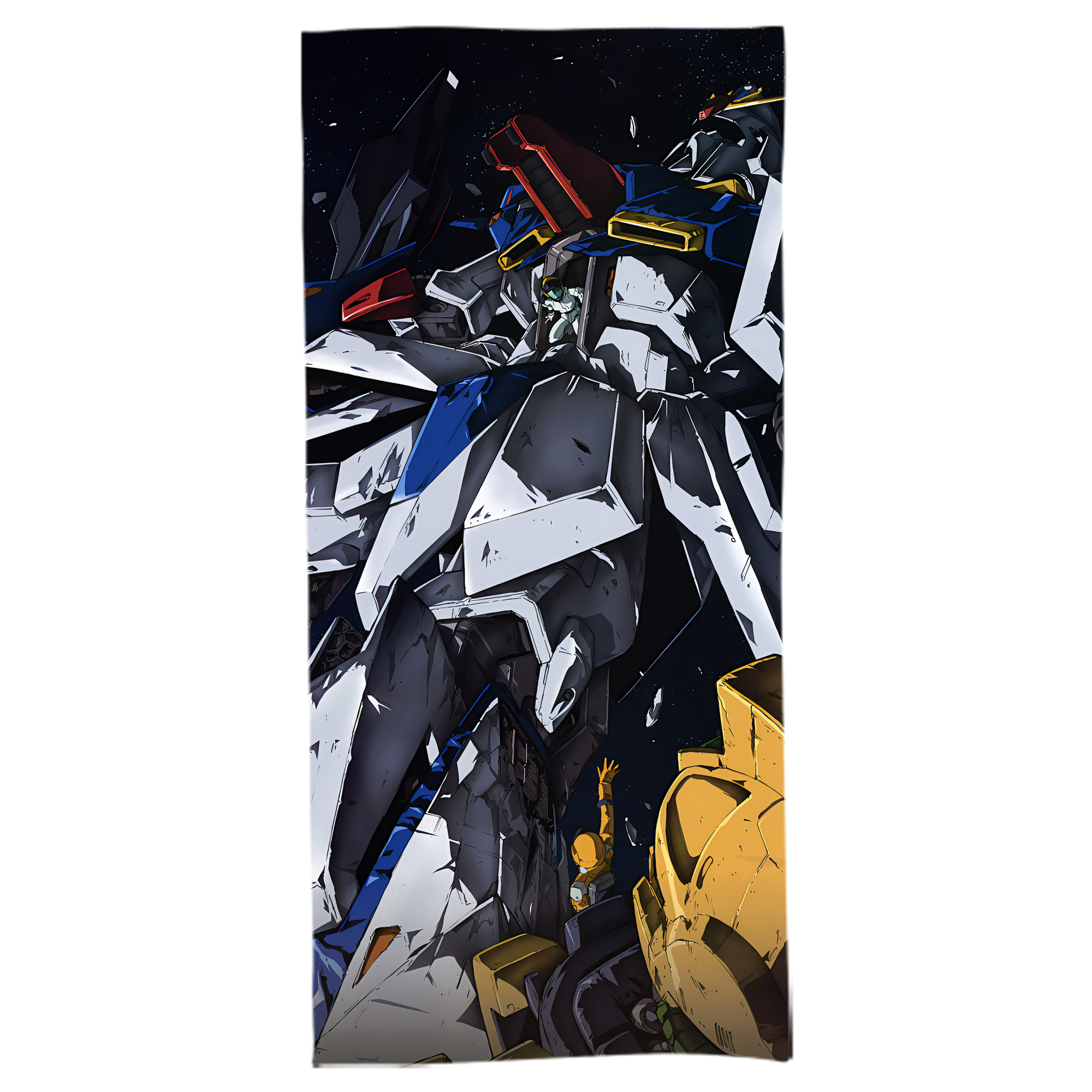 （画像用） 機動戦士ガンダム Mobile Suit Gundam 大判バスタオル 70×140cm 吸水速乾 柔らかい肌触り