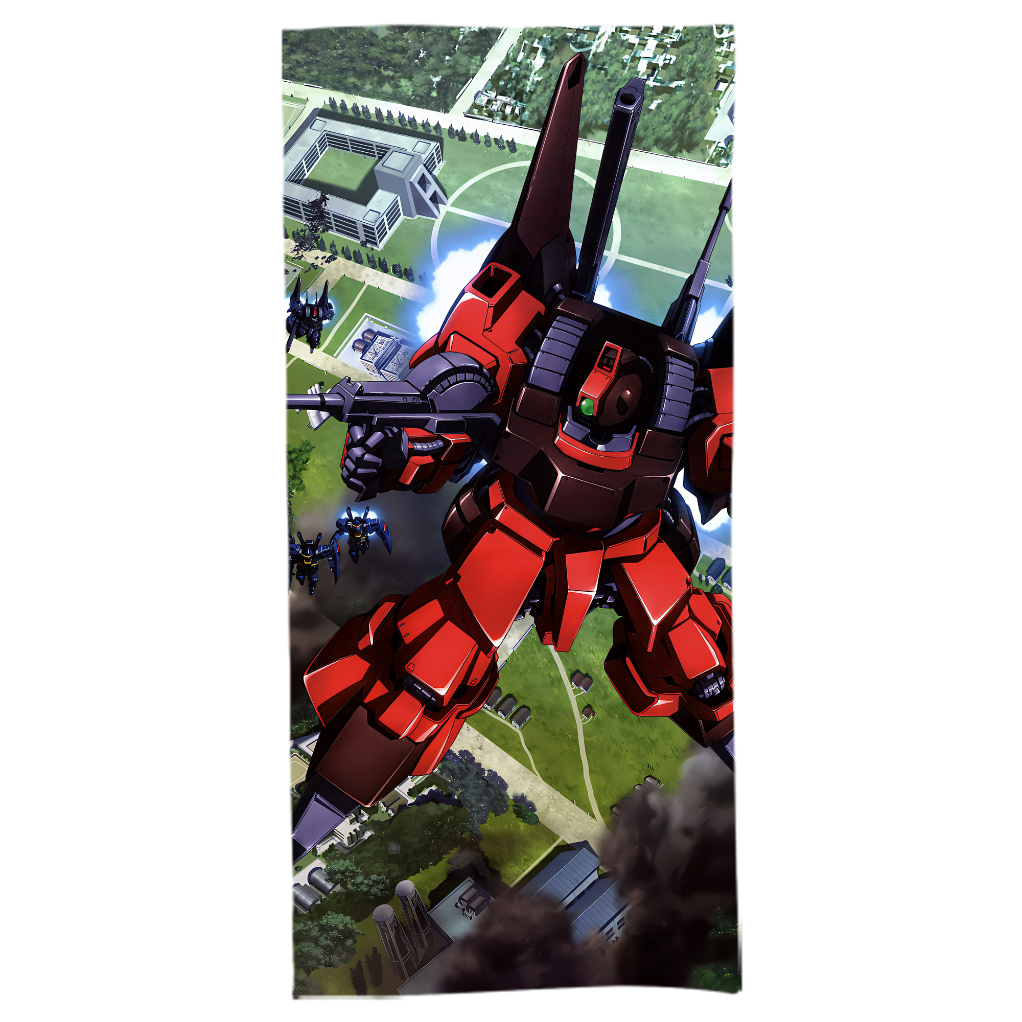 （画像用） 機動戦士ガンダム Mobile Suit Gundam 大判バスタオル 70×140cm 吸水速乾 柔らかい肌触り