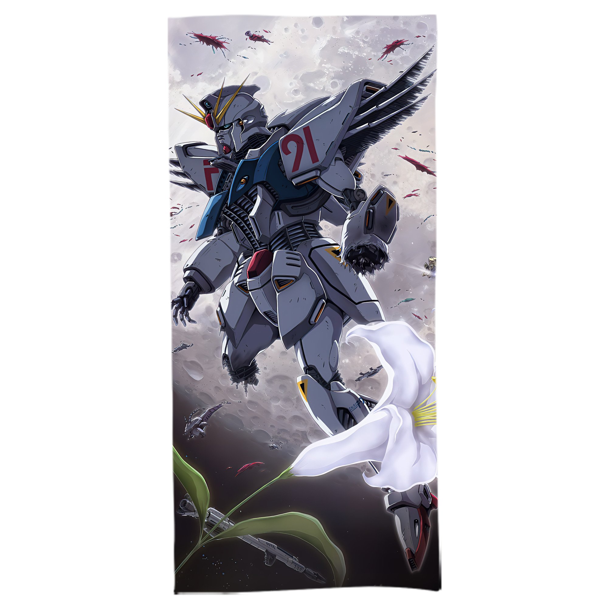 （画像用） 機動戦士ガンダム Mobile Suit Gundam 大判バスタオル 70×140cm 吸水速乾 柔らかい肌触り