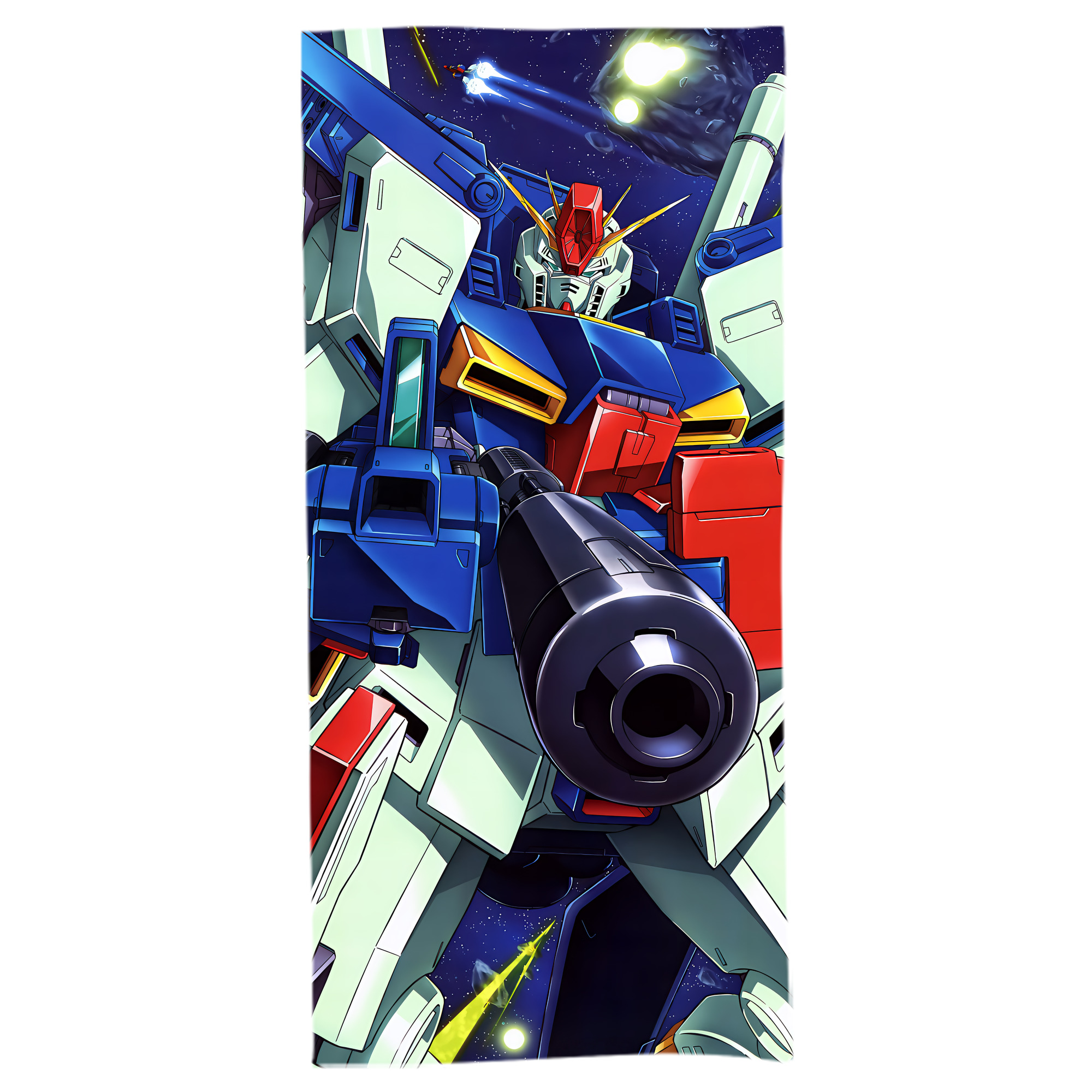 （画像用） 機動戦士ガンダム Mobile Suit Gundam 大判バスタオル 70×140cm 吸水速乾 柔らかい肌触り