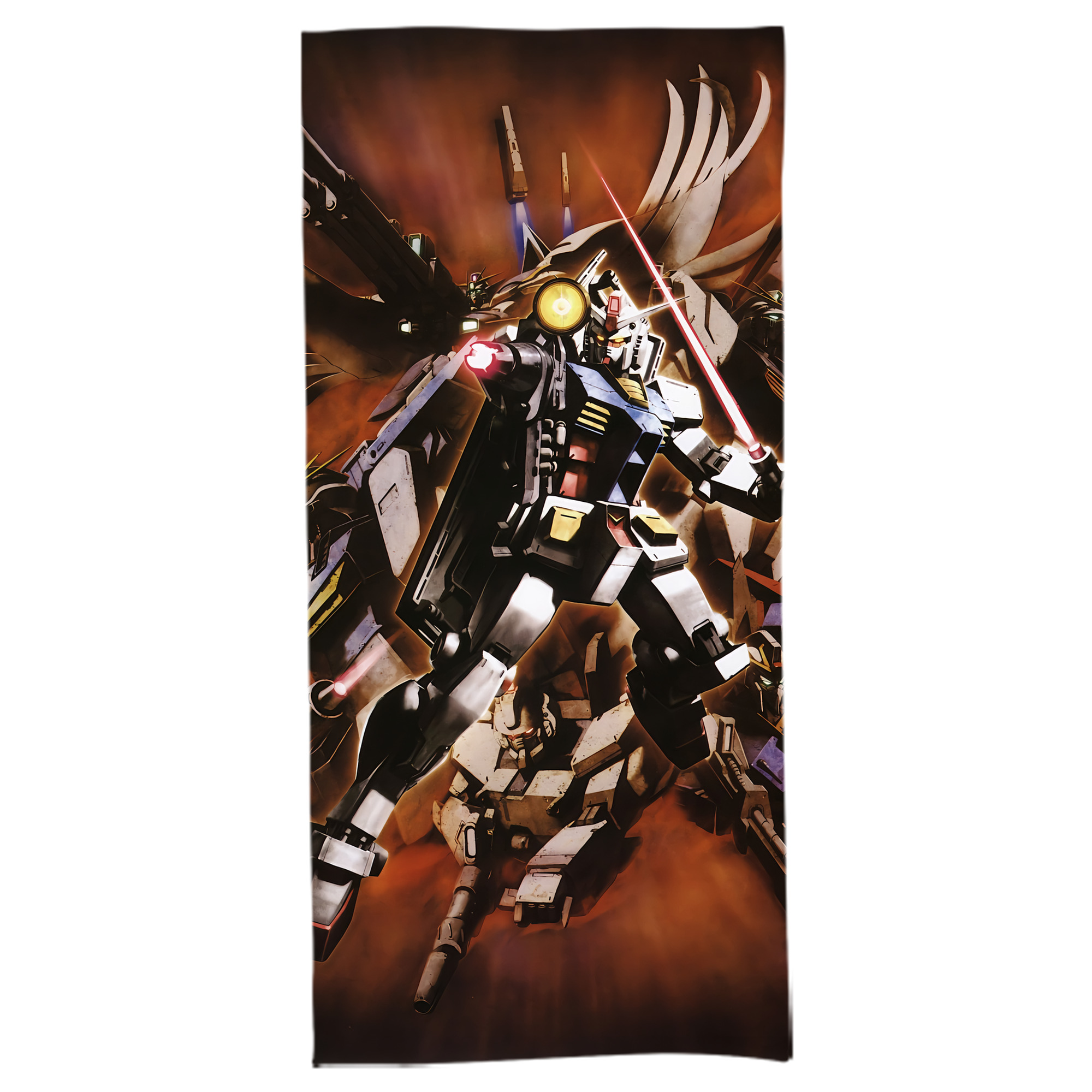 （画像用） 機動戦士ガンダム Mobile Suit Gundam 大判バスタオル 70×140cm 吸水速乾 柔らかい肌触り