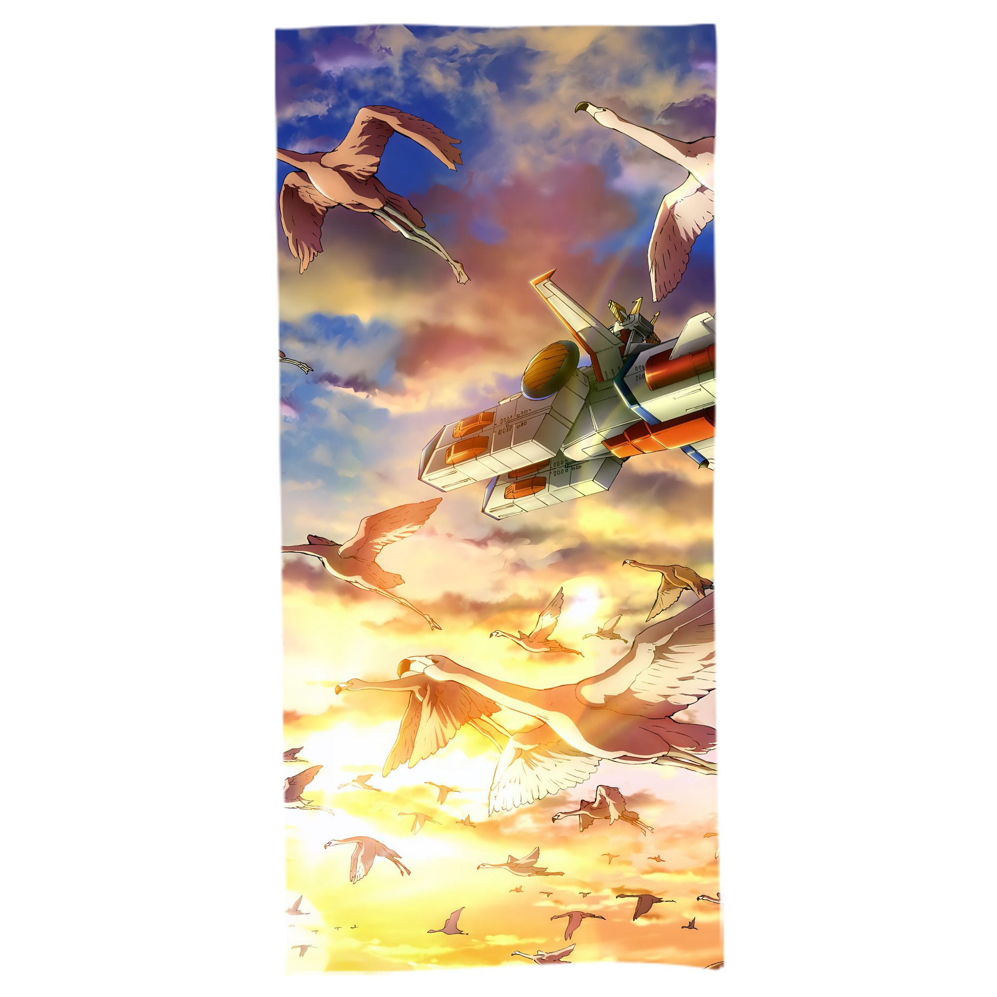 （画像用） 機動戦士ガンダム Mobile Suit Gundam 大判バスタオル 70×140cm 吸水速乾 柔らかい肌触り