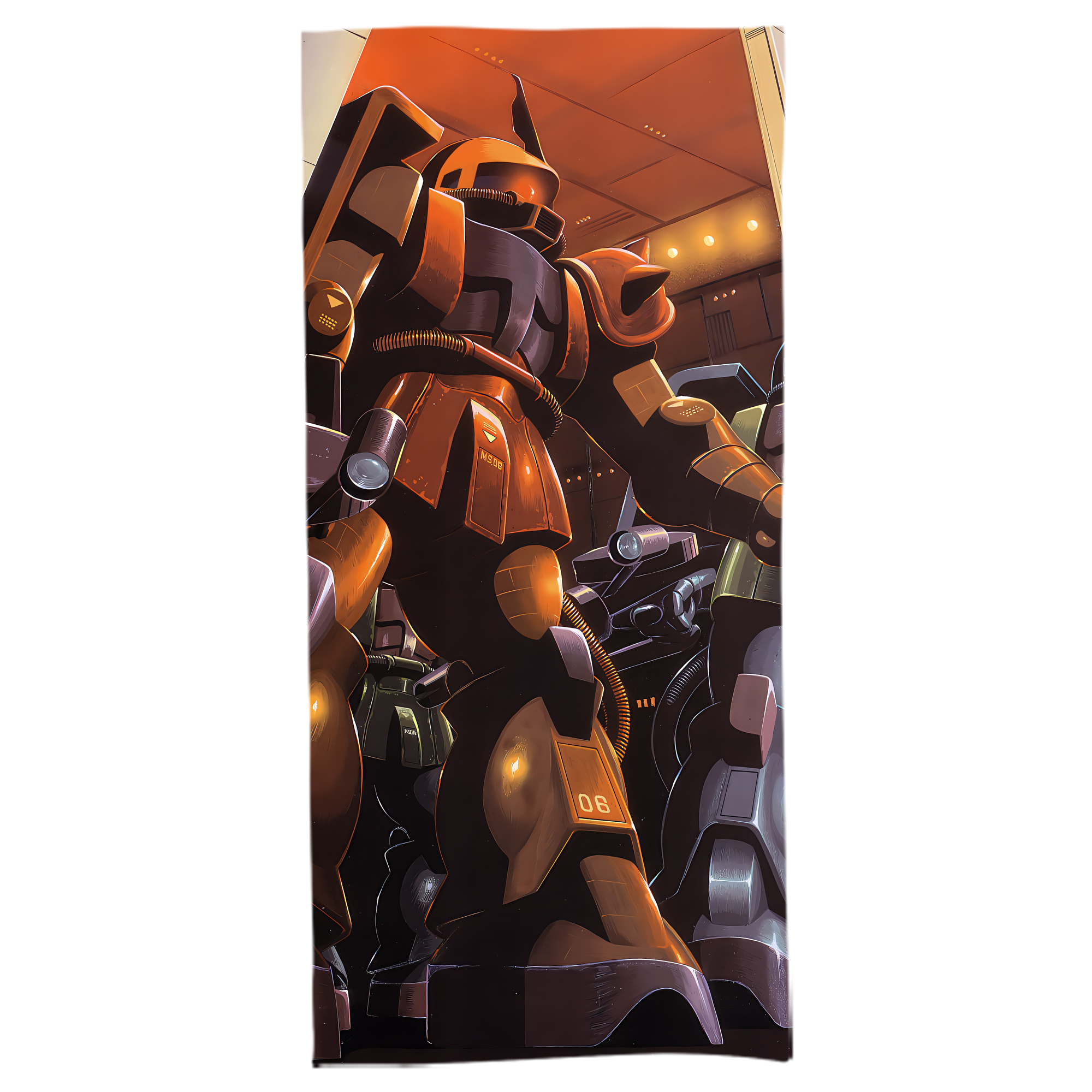 （画像用） 機動戦士ガンダム Mobile Suit Gundam 大判バスタオル 70×140cm 吸水速乾 柔らかい肌触り