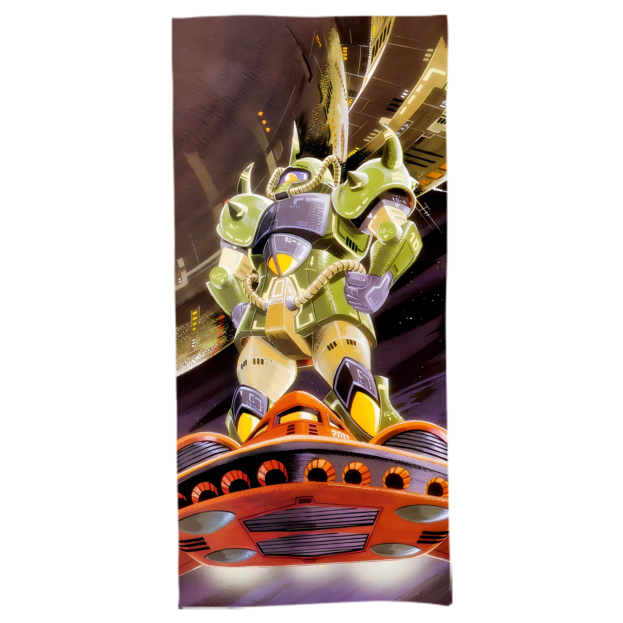 （画像用） 機動戦士ガンダム Mobile Suit Gundam 大判バスタオル 70×140cm 吸水速乾 柔らかい肌触り