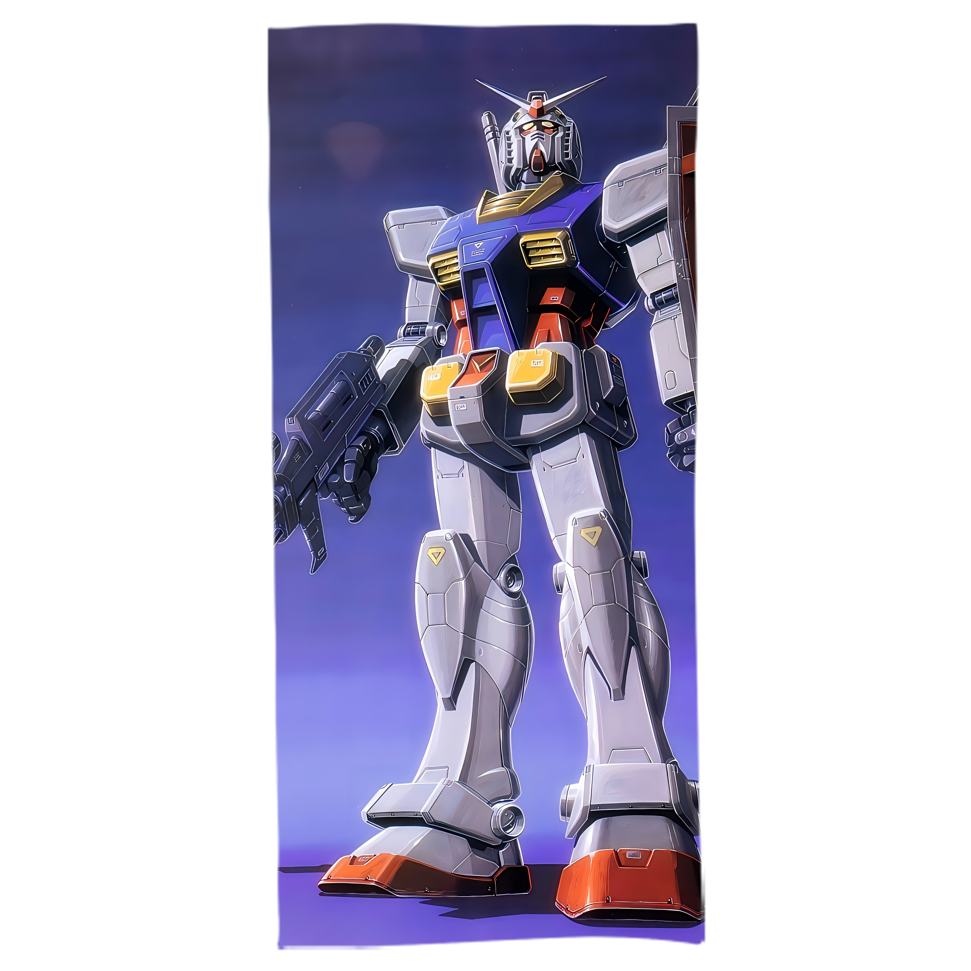 （画像用） 機動戦士ガンダム Mobile Suit Gundam 大判バスタオル 70×140cm 吸水速乾 柔らかい肌触り