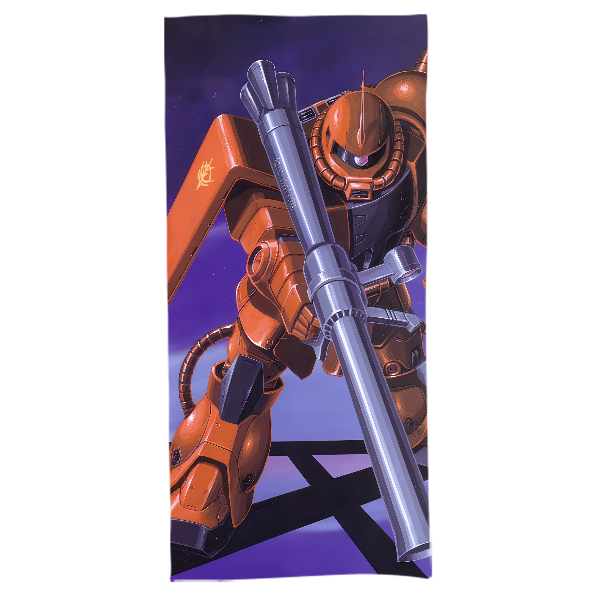 （画像用） 機動戦士ガンダム Mobile Suit Gundam 大判バスタオル 70×140cm 吸水速乾 柔らかい肌触り
