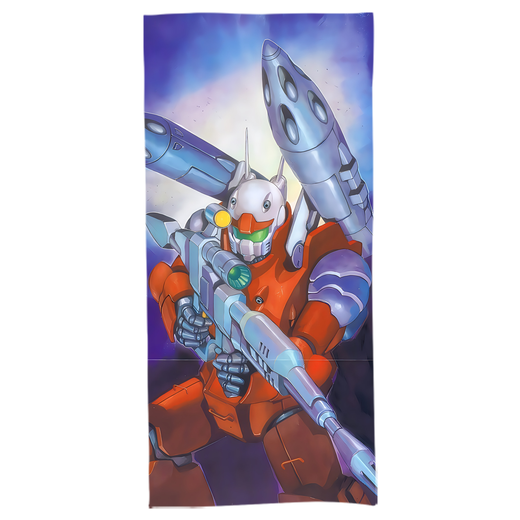 （画像用） 機動戦士ガンダム Mobile Suit Gundam 大判バスタオル 70×140cm 吸水速乾 柔らかい肌触り