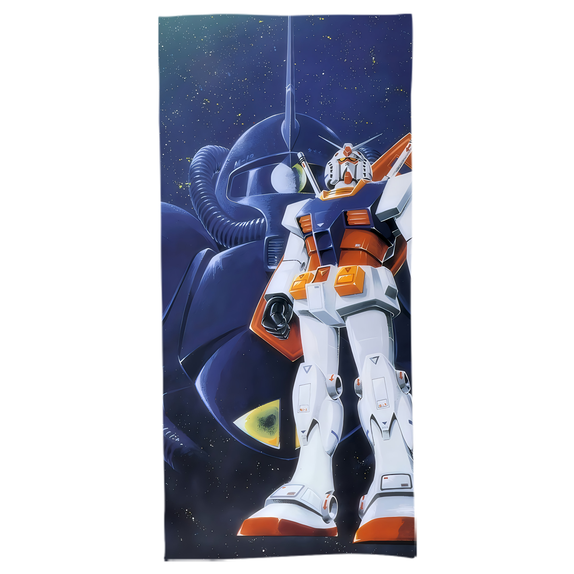 （画像用） 機動戦士ガンダム Mobile Suit Gundam 大判バスタオル 70×140cm 吸水速乾 柔らかい肌触り