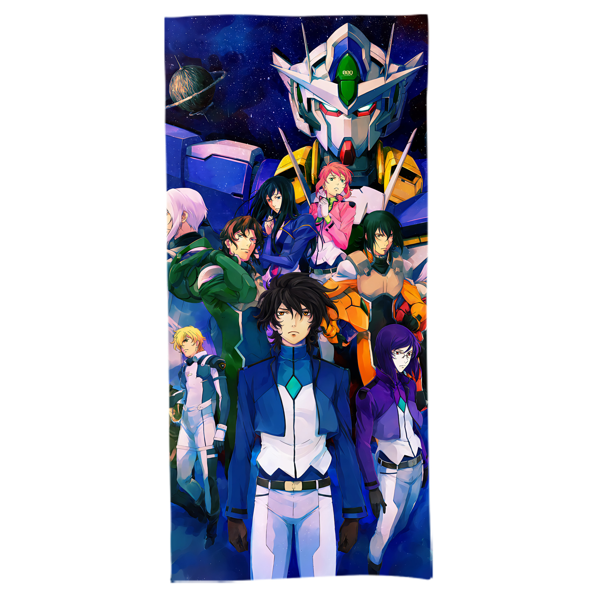 （画像用） 機動戦士ガンダム Mobile Suit Gundam 大判バスタオル 70×140cm 吸水速乾 柔らかい肌触り