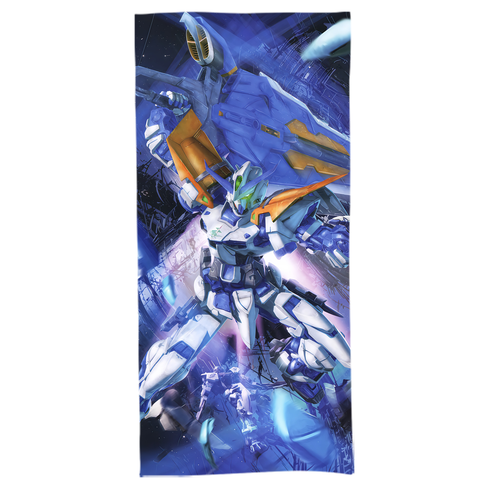 （画像用） 機動戦士ガンダム Mobile Suit Gundam 大判バスタオル 70×140cm 吸水速乾 柔らかい肌触り