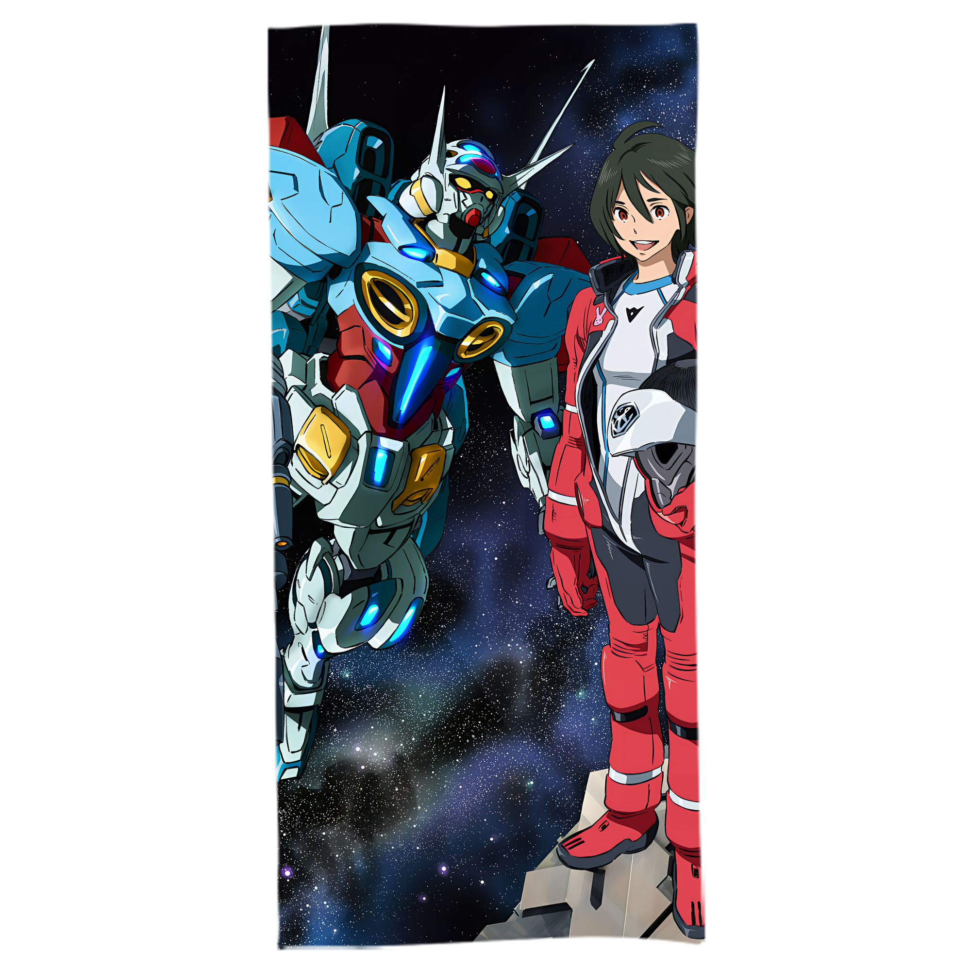 （画像用） 機動戦士ガンダム Mobile Suit Gundam 大判バスタオル 70×140cm 吸水速乾 柔らかい肌触り