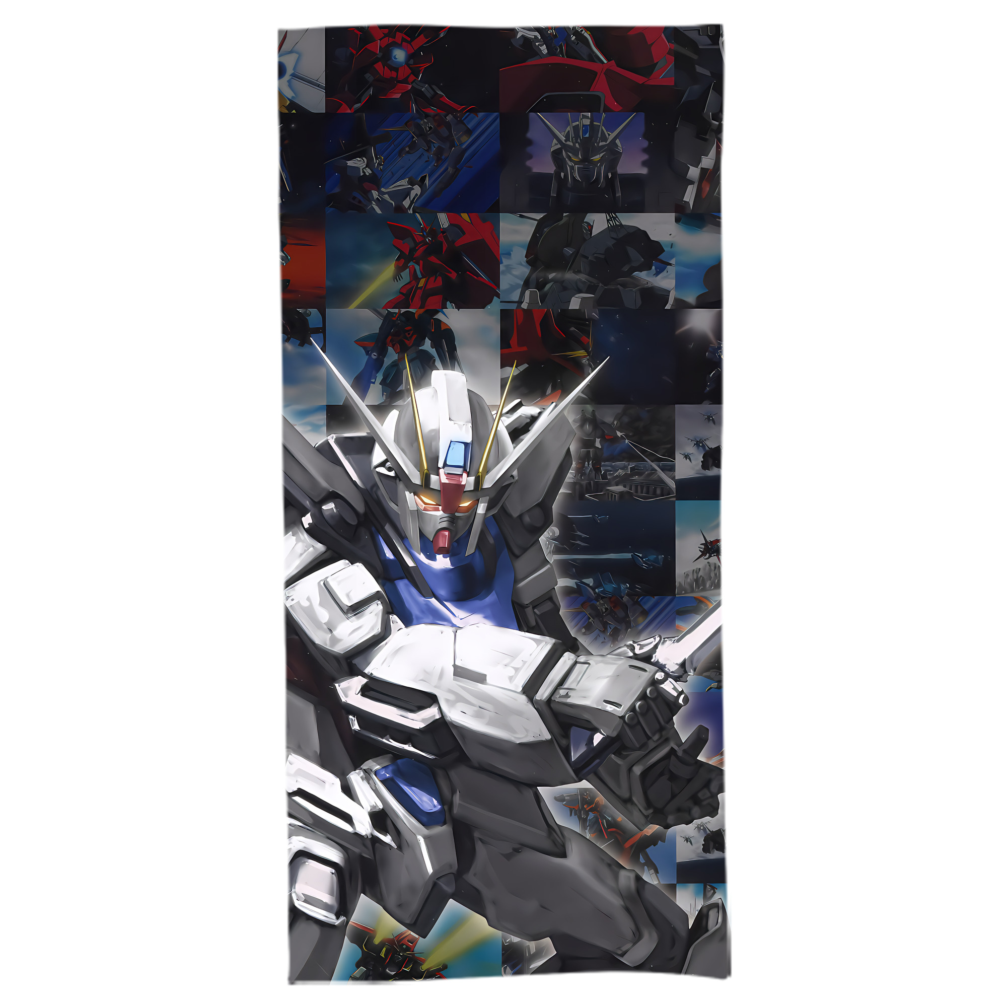 （画像用） 機動戦士ガンダム Mobile Suit Gundam 大判バスタオル 70×140cm 吸水速乾 柔らかい肌触り