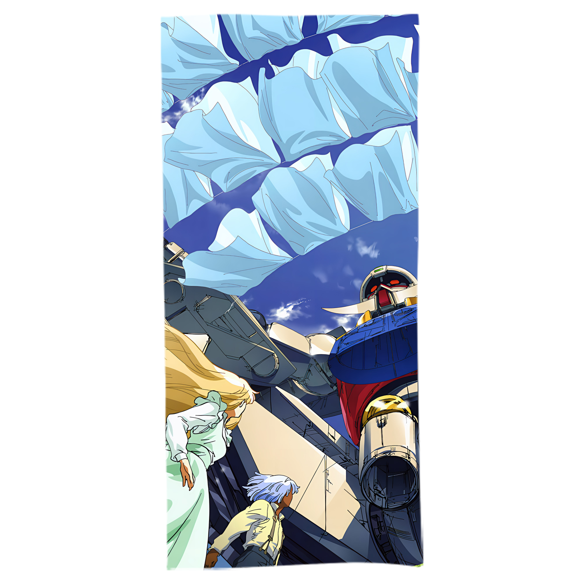 （画像用） 機動戦士ガンダム Mobile Suit Gundam 大判バスタオル 70×140cm 吸水速乾 柔らかい肌触り