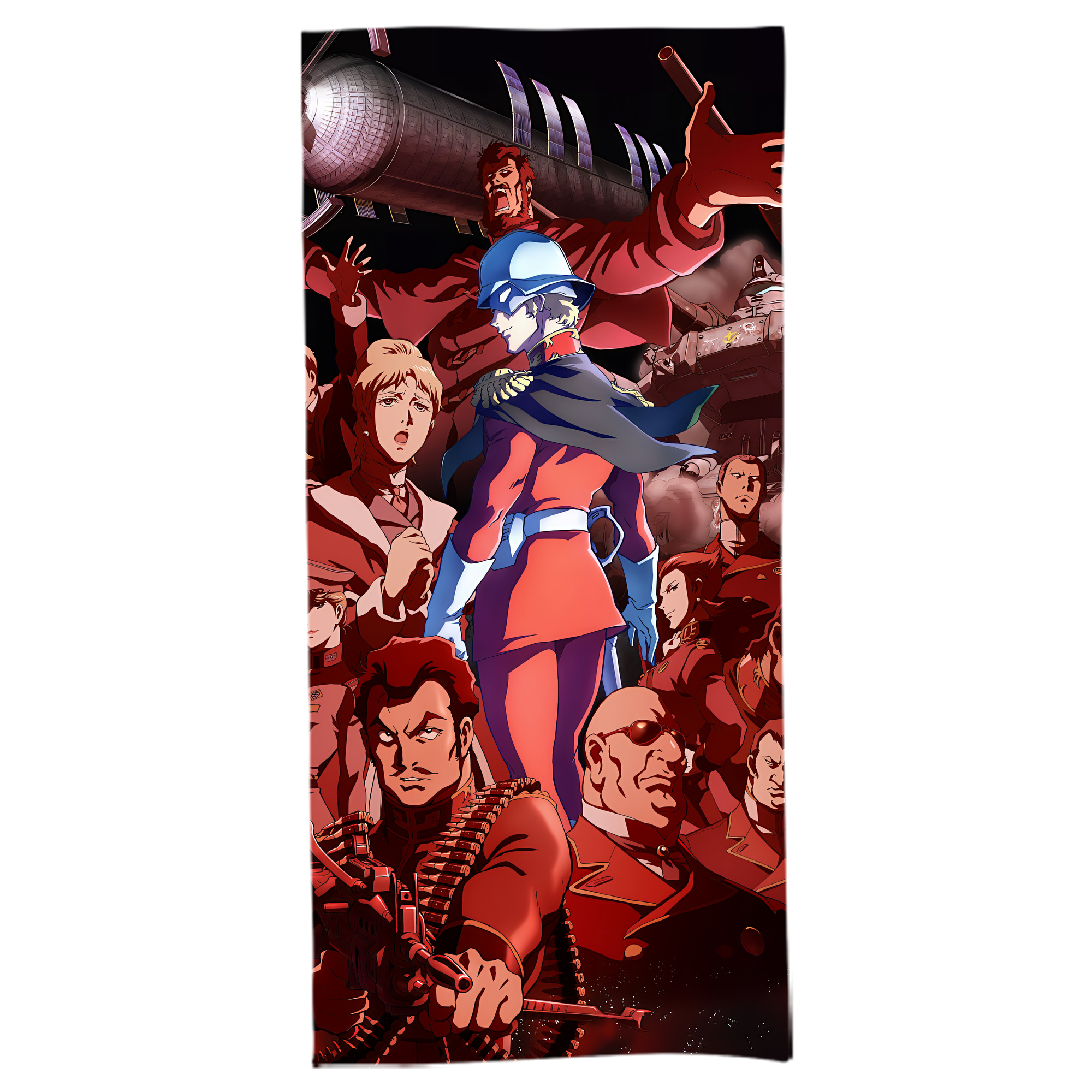 （画像用） 機動戦士ガンダム Mobile Suit Gundam 大判バスタオル 70×140cm 吸水速乾 柔らかい肌触り