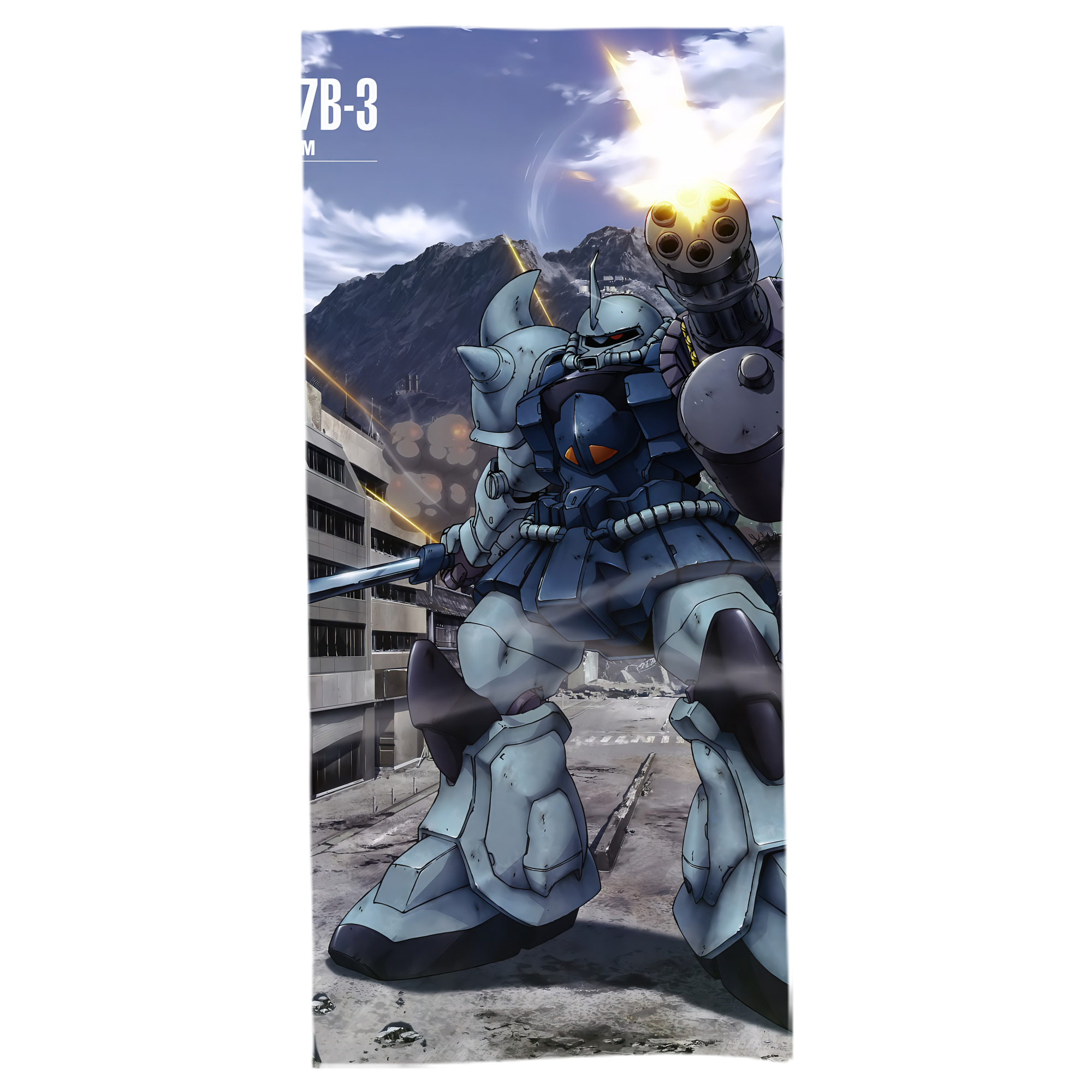 （画像用） 機動戦士ガンダム Mobile Suit Gundam 大判バスタオル 70×140cm 吸水速乾 柔らかい肌触り