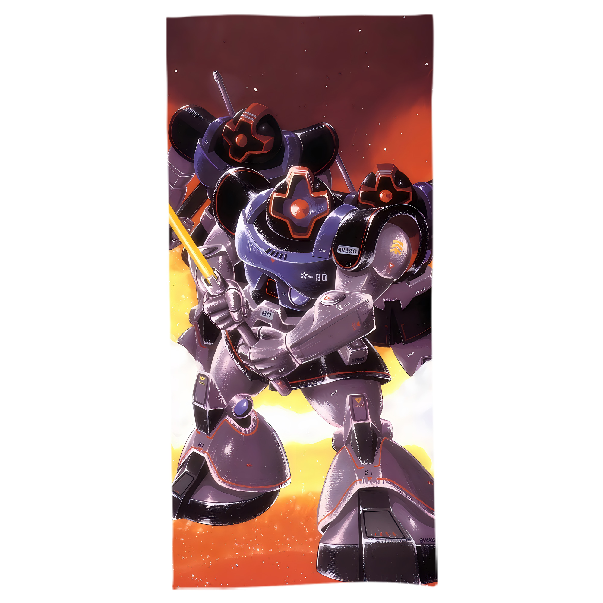 （画像用） 機動戦士ガンダム Mobile Suit Gundam 大判バスタオル 70×140cm 吸水速乾 柔らかい肌触り