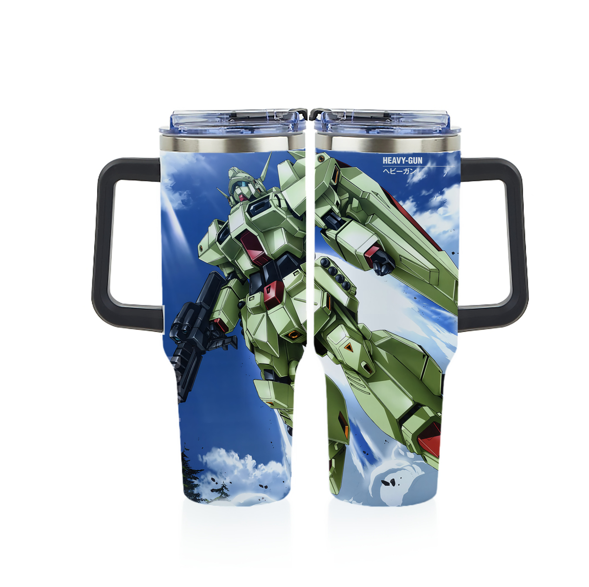 （画像用） 機動戦士ガンダム Mobile Suit Gundam 1200ｍLフルプリント車用タンブラー
