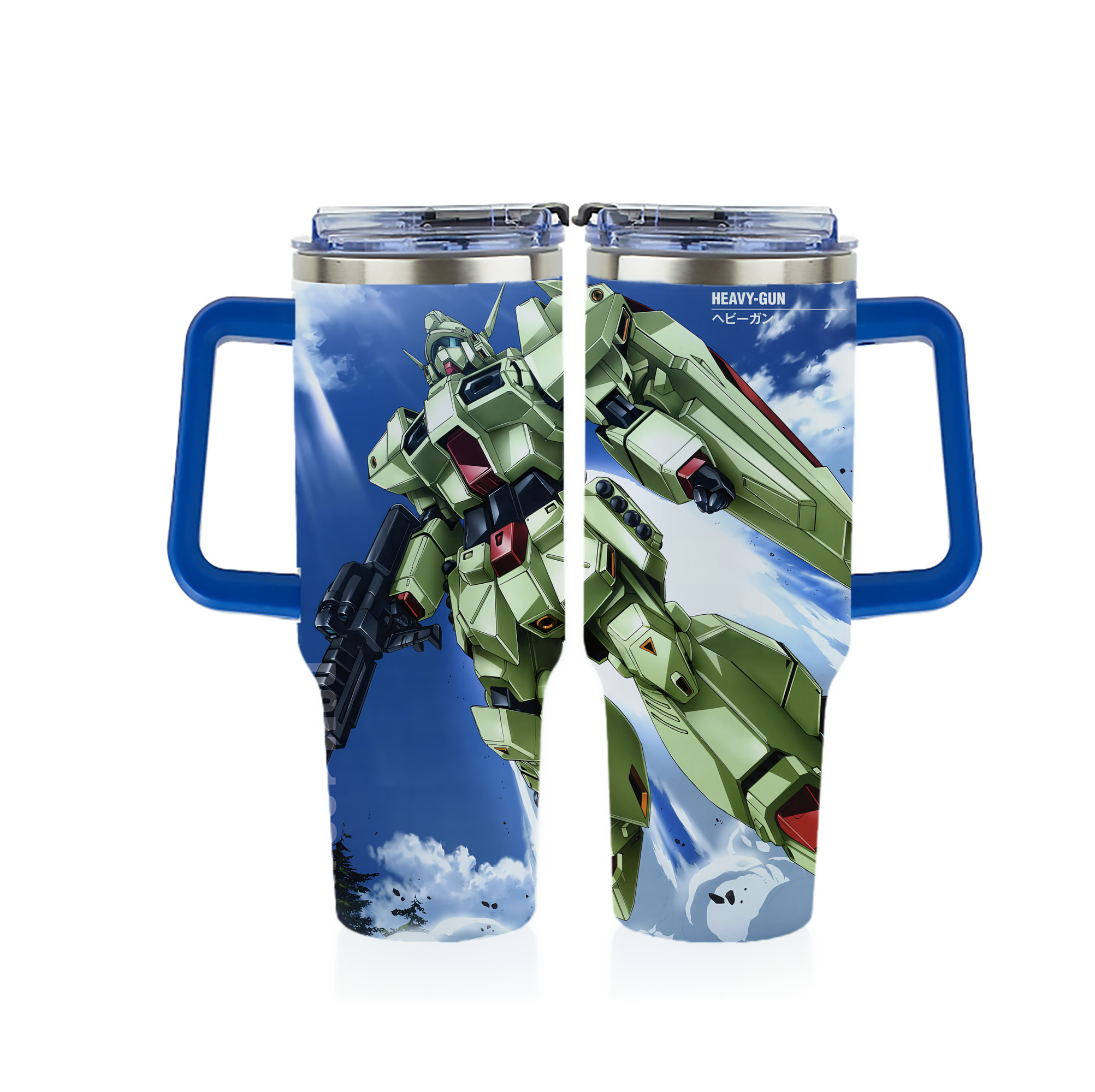 （画像用） 機動戦士ガンダム Mobile Suit Gundam 1200ｍLフルプリント車用タンブラー