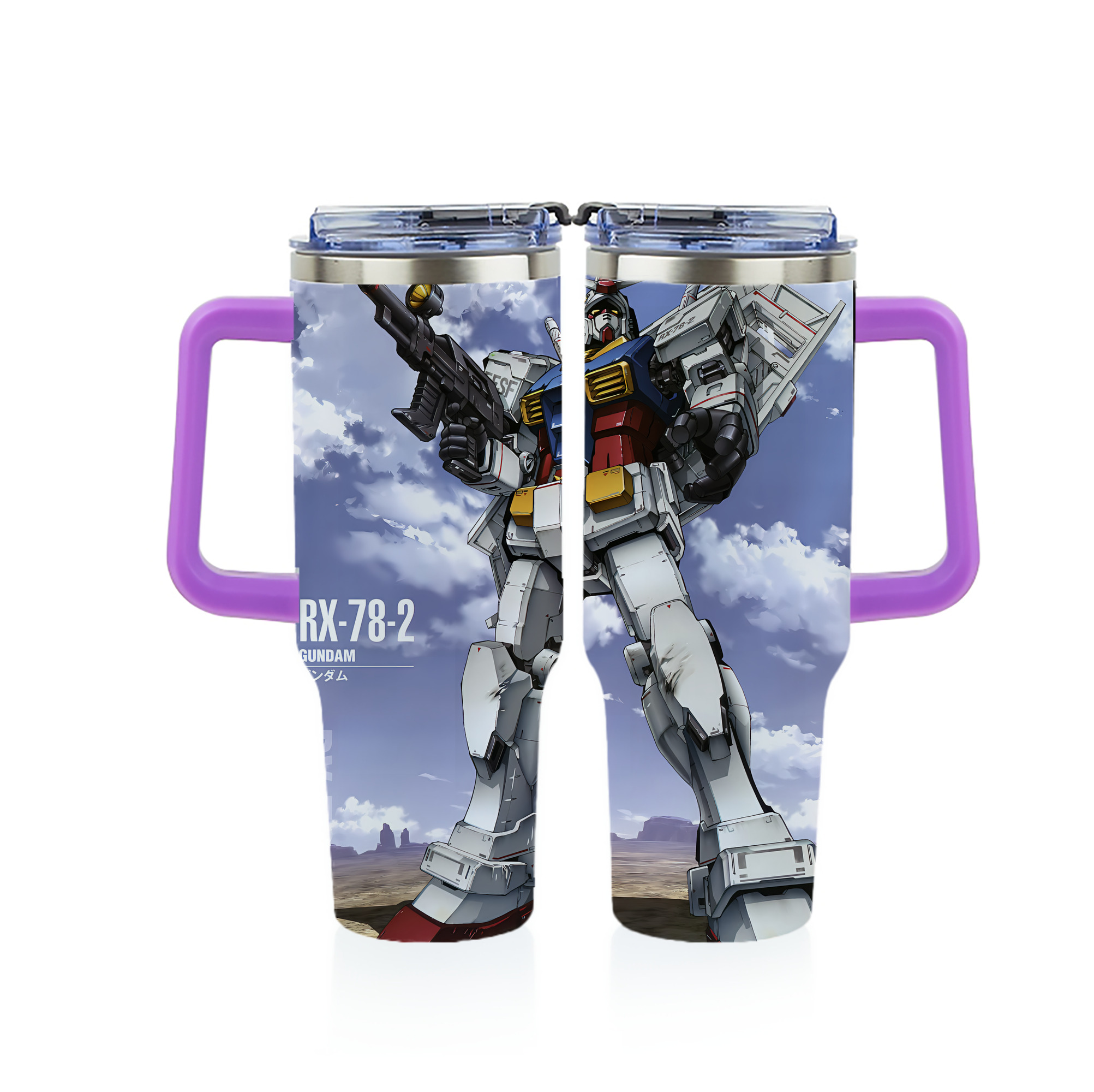 （画像用） 機動戦士ガンダム Mobile Suit Gundam 1200ｍLフルプリント車用タンブラー