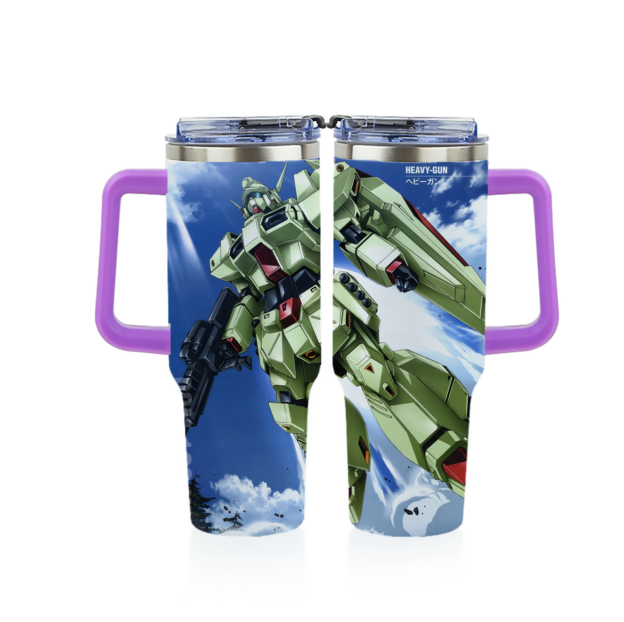 （画像用） 機動戦士ガンダム Mobile Suit Gundam 1200ｍLフルプリント車用タンブラー