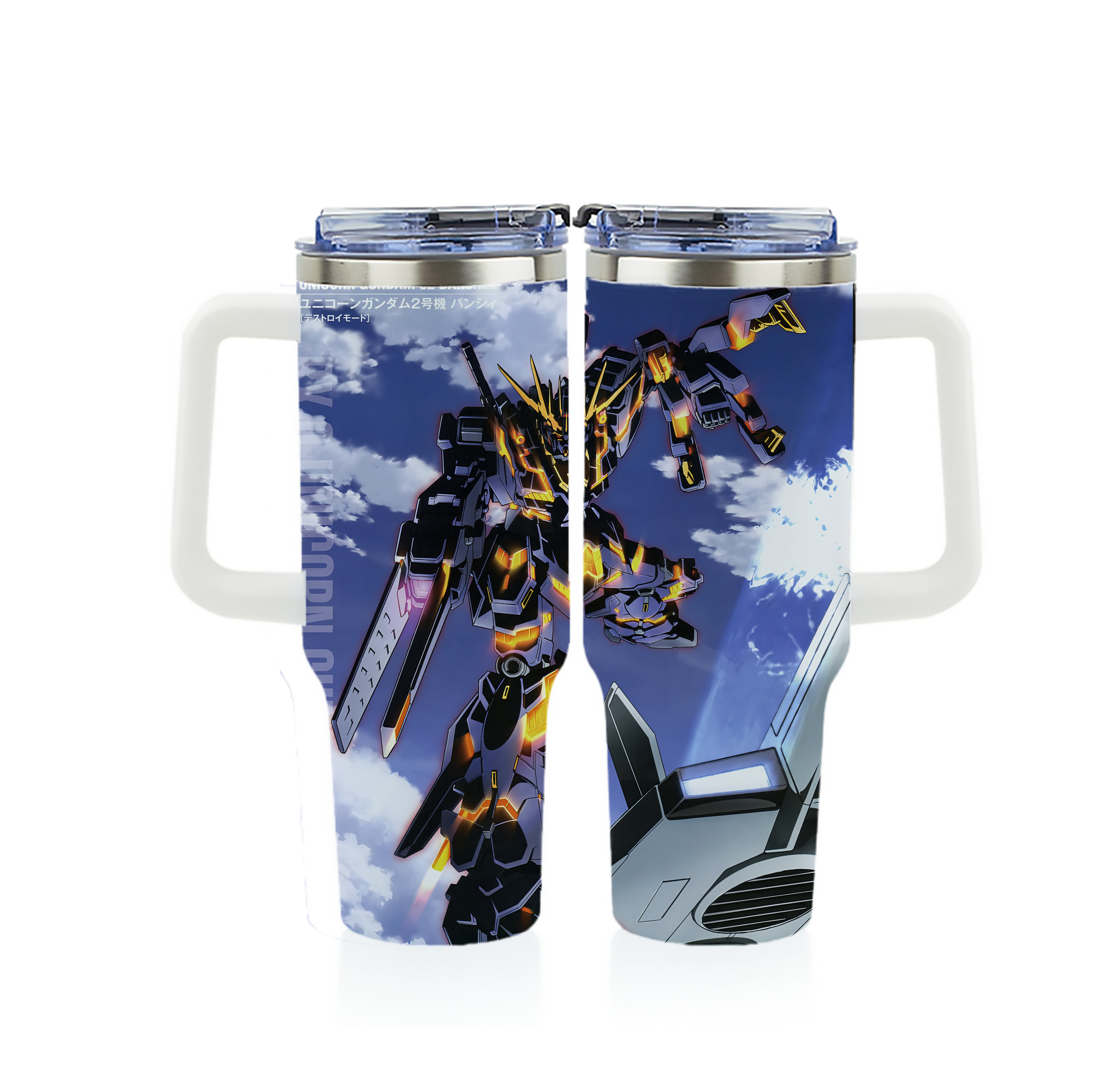 （画像用） 機動戦士ガンダム Mobile Suit Gundam 1200ｍLフルプリント車用タンブラー
