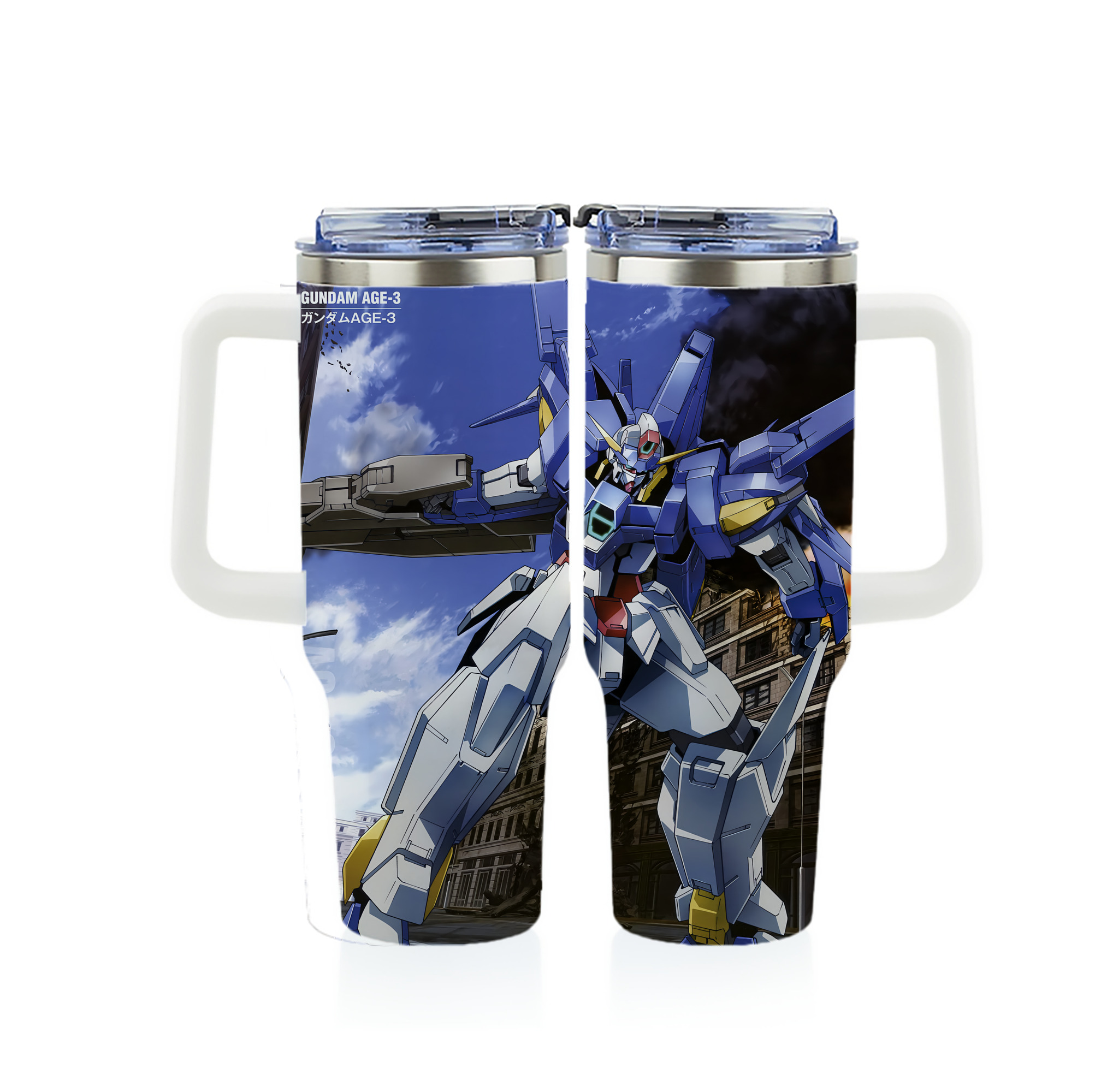 （画像用） 機動戦士ガンダム Mobile Suit Gundam 1200ｍLフルプリント車用タンブラー
