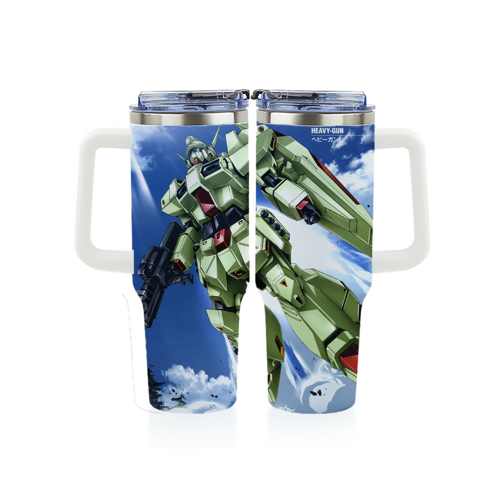 （画像用） 機動戦士ガンダム Mobile Suit Gundam 1200ｍLフルプリント車用タンブラー