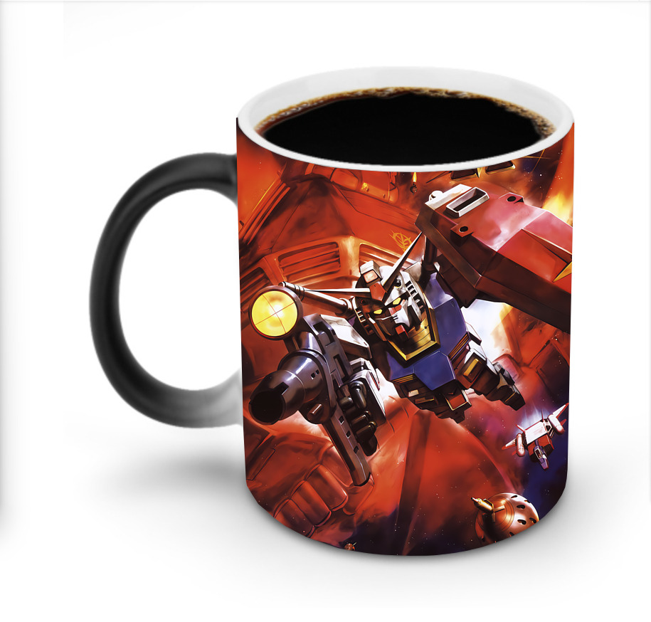 （画像用） 機動戦士ガンダム Mobile Suit Gundam 温度変色マグカップ
