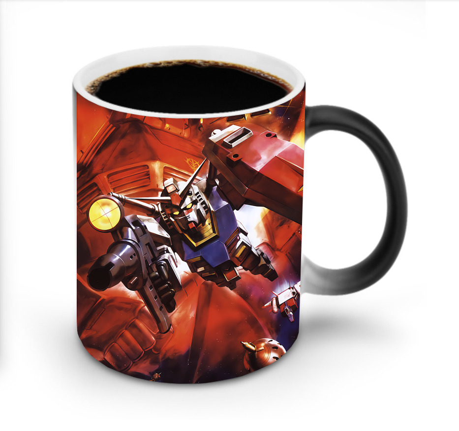 （画像用） 機動戦士ガンダム Mobile Suit Gundam 温度変色マグカップ